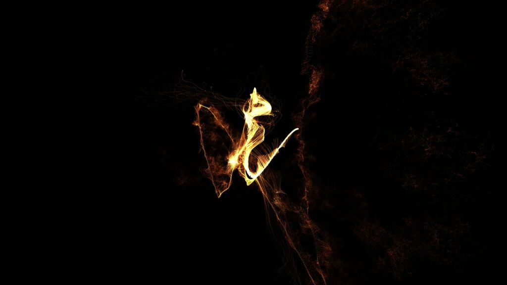 Ethereal Dance of Glowing Light Loop