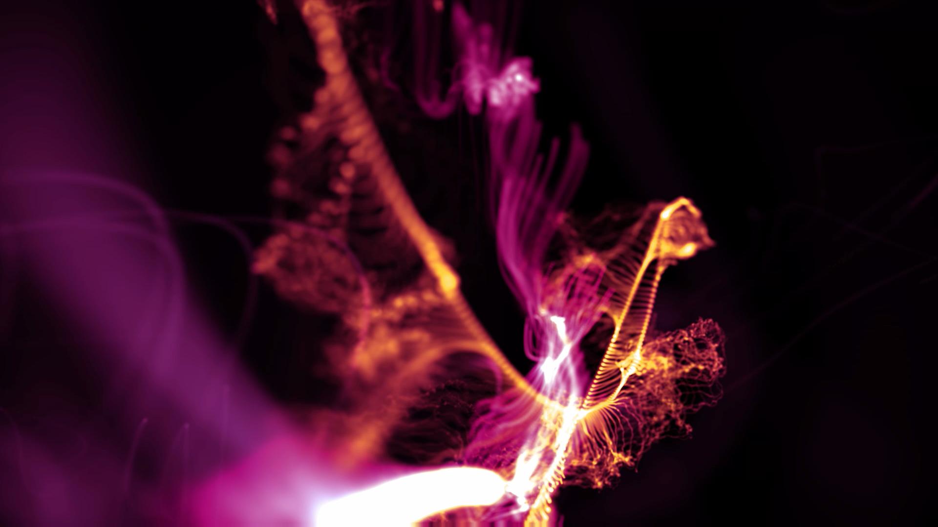 Cosmic Fire Whispers HD Video Loop