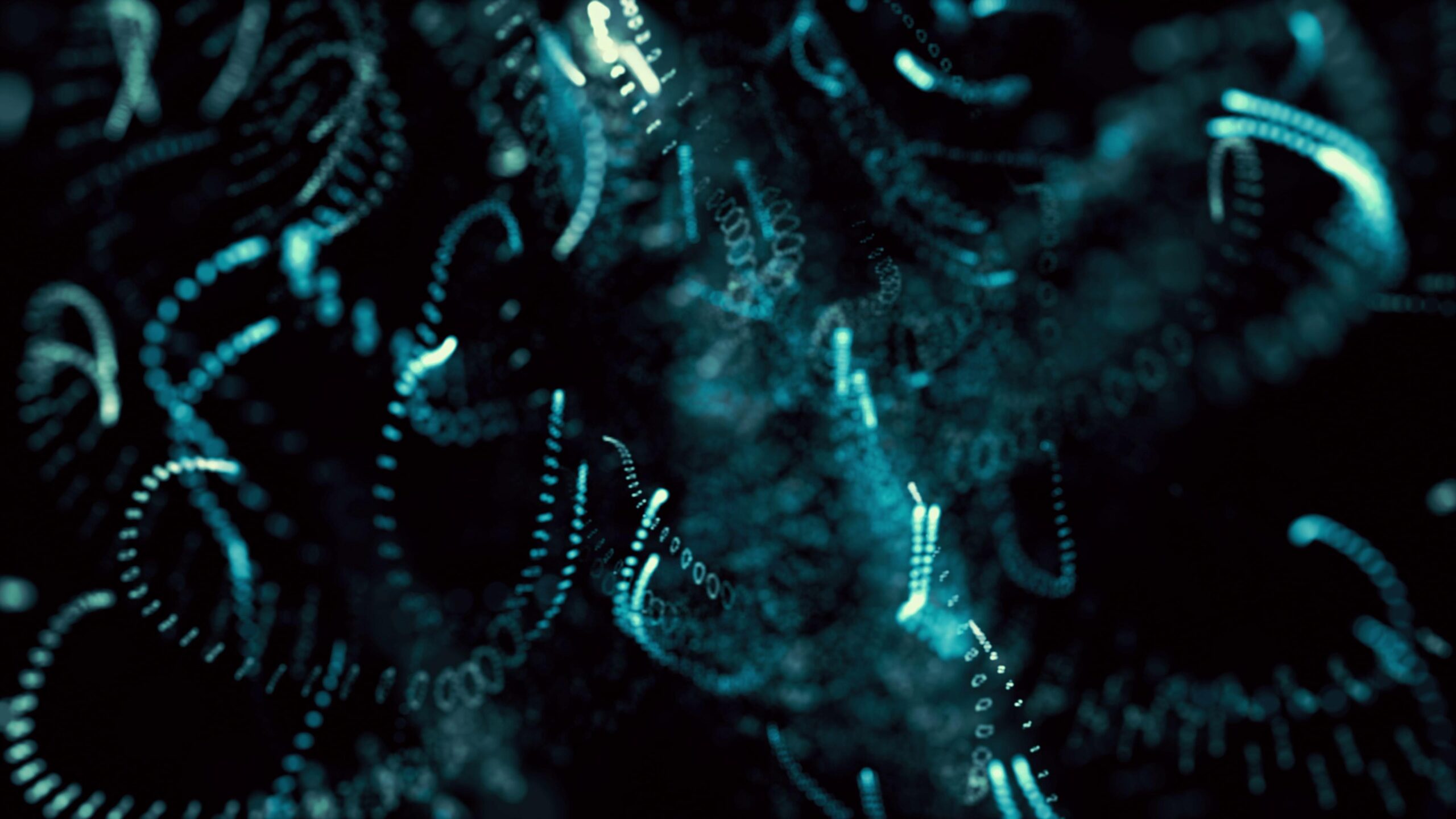 Digital Particle Flow 4K Video Loop