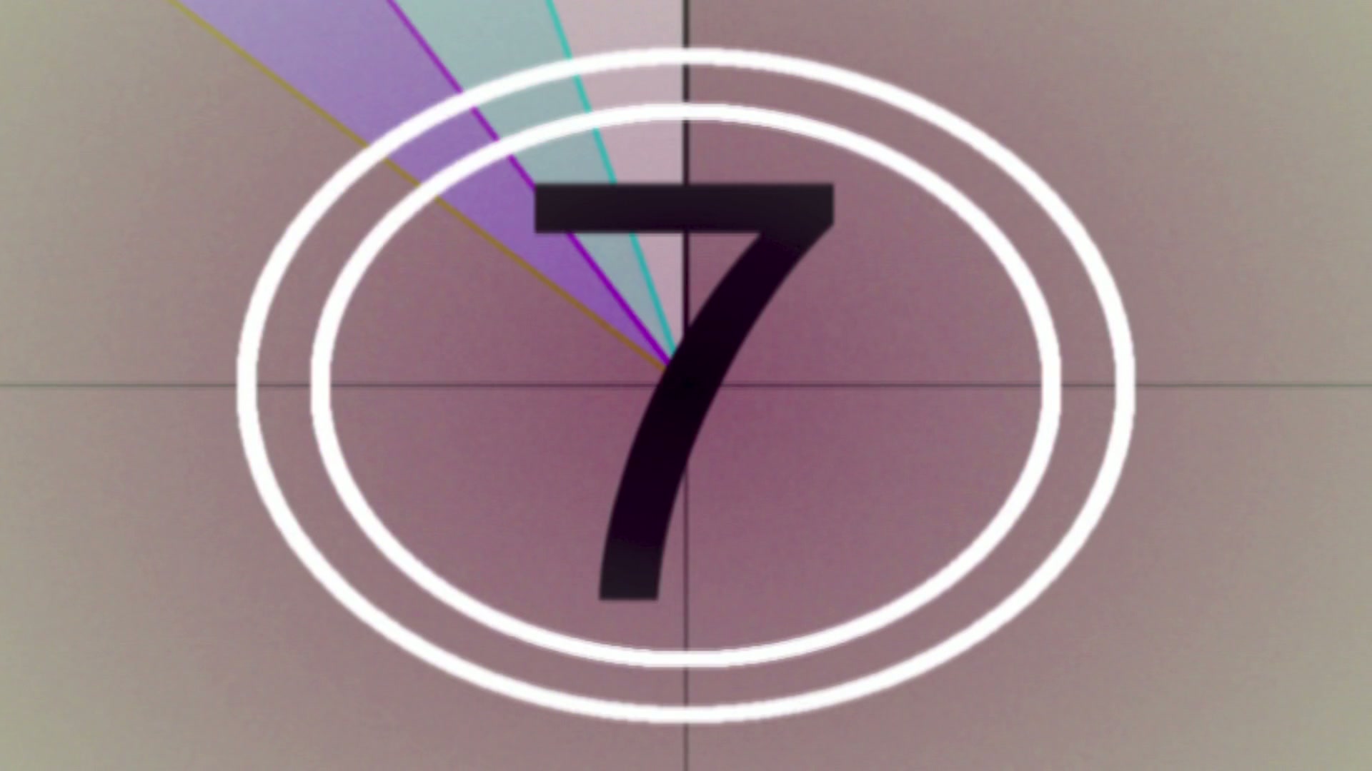 Vintage Film Countdown Timer HD Video