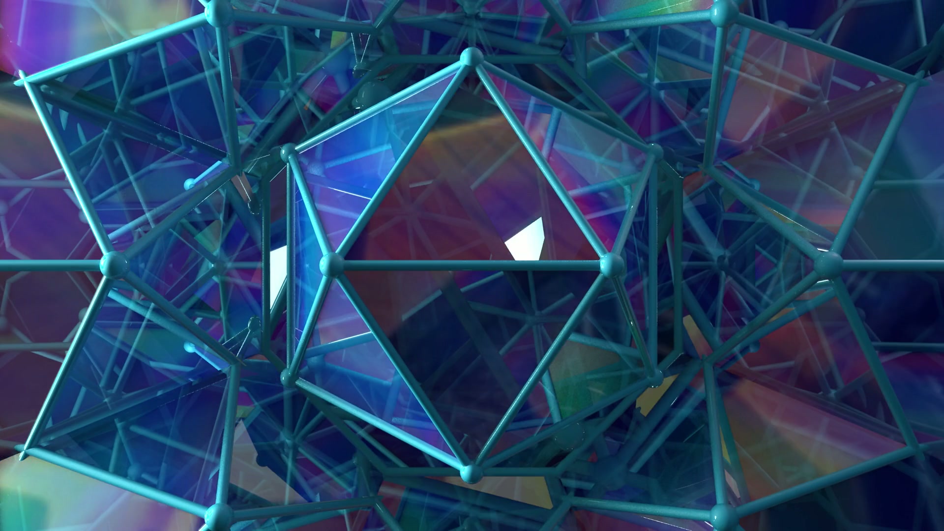 Intricate Geometric Pattern Video Loop