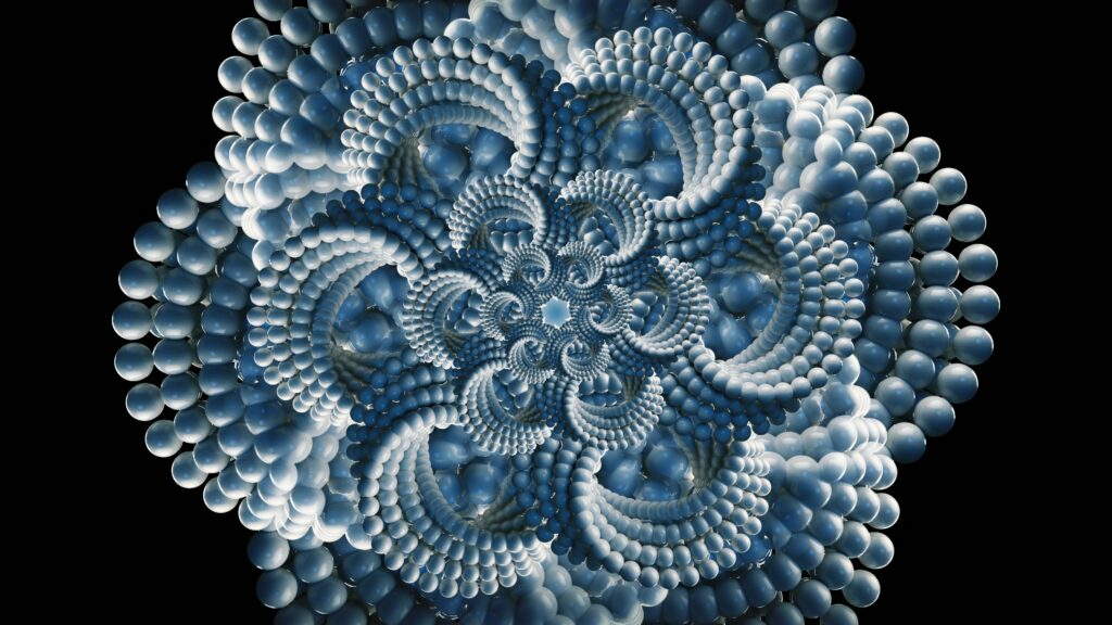 Intricate Spherical Fractal 4K Loop