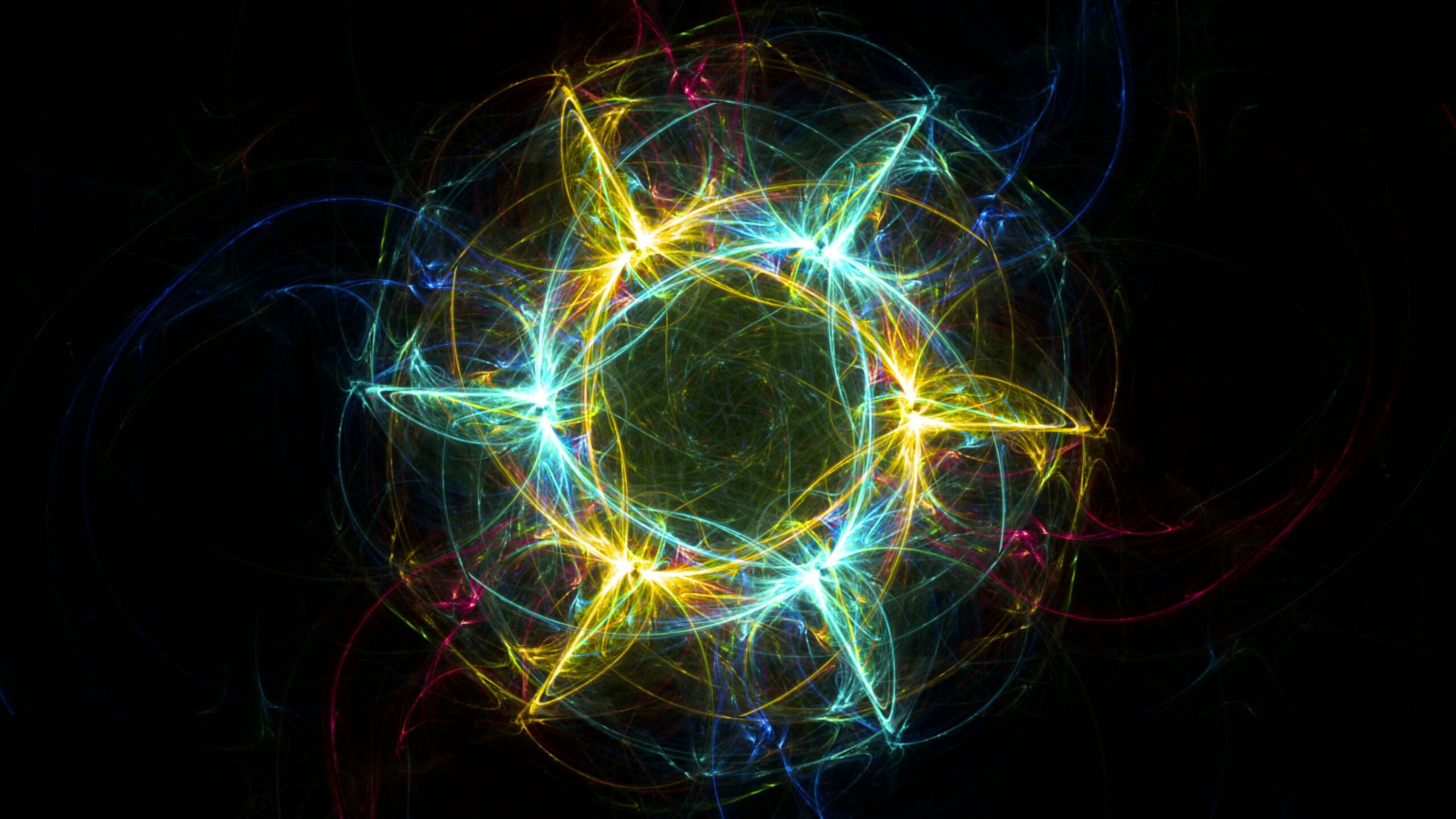 Colorful Fractal Energy Star 4K Video Loop
