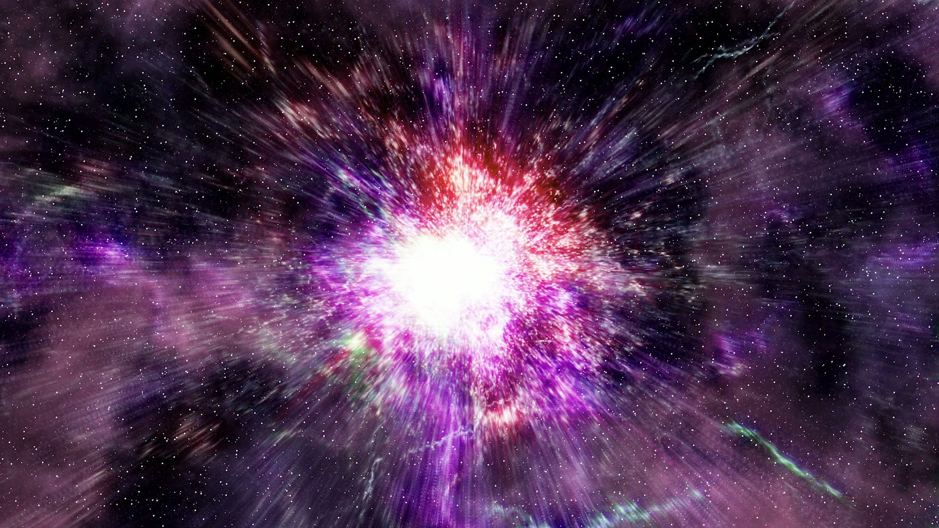 Explosive Cosmic Burst in Space Loop
