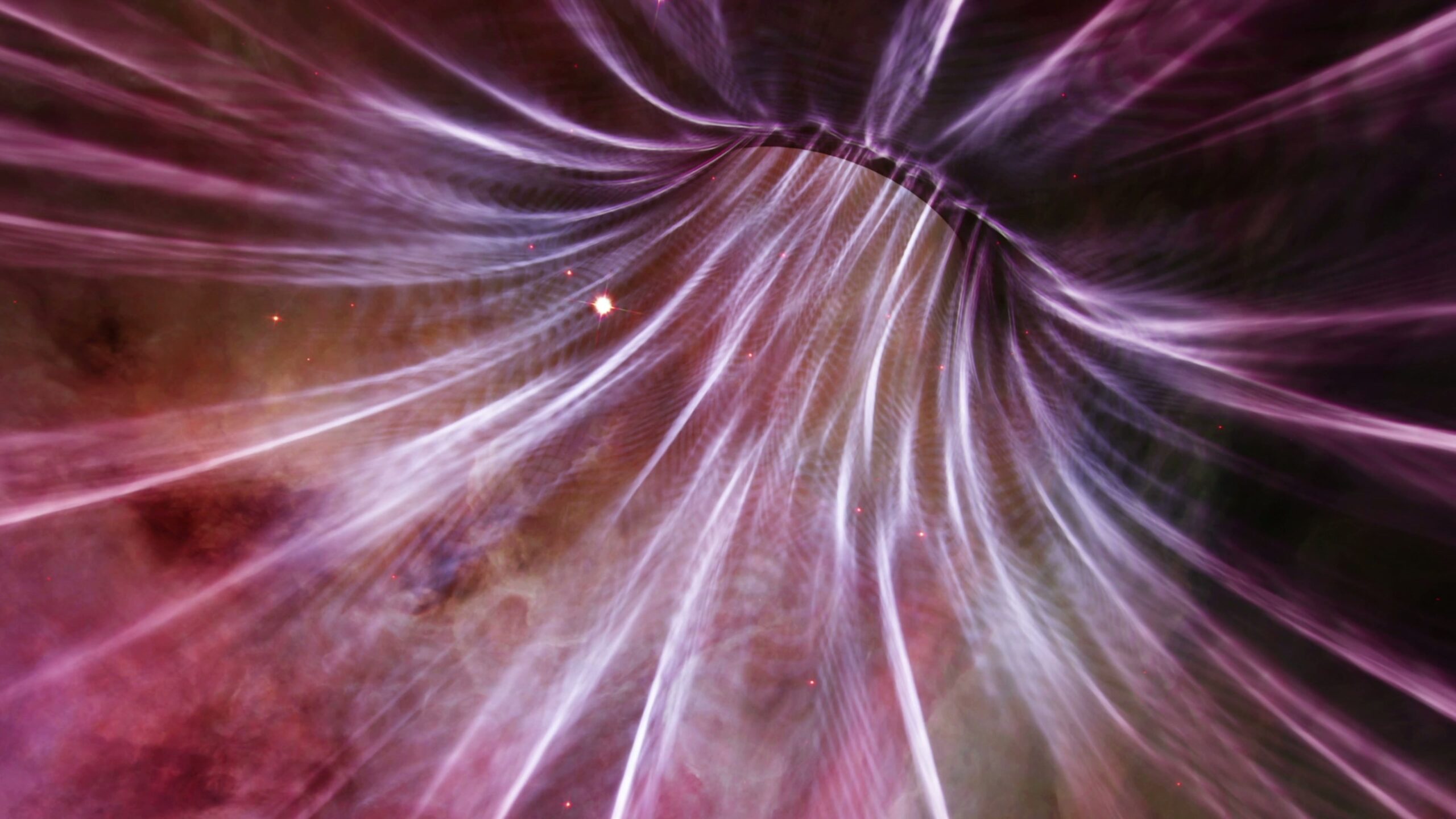 Wormhole Tunnel Through Deep Space 4K Loop