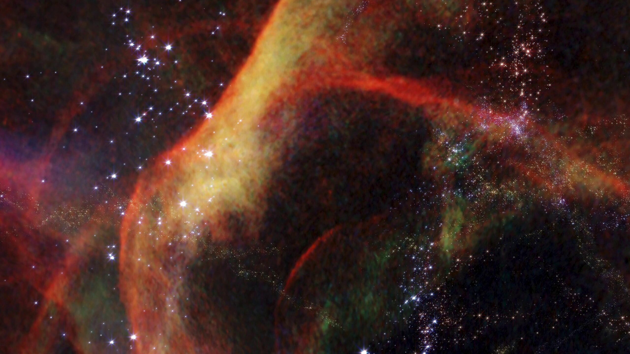 Celestial Nebulas Cosmic Journey 4K Loop