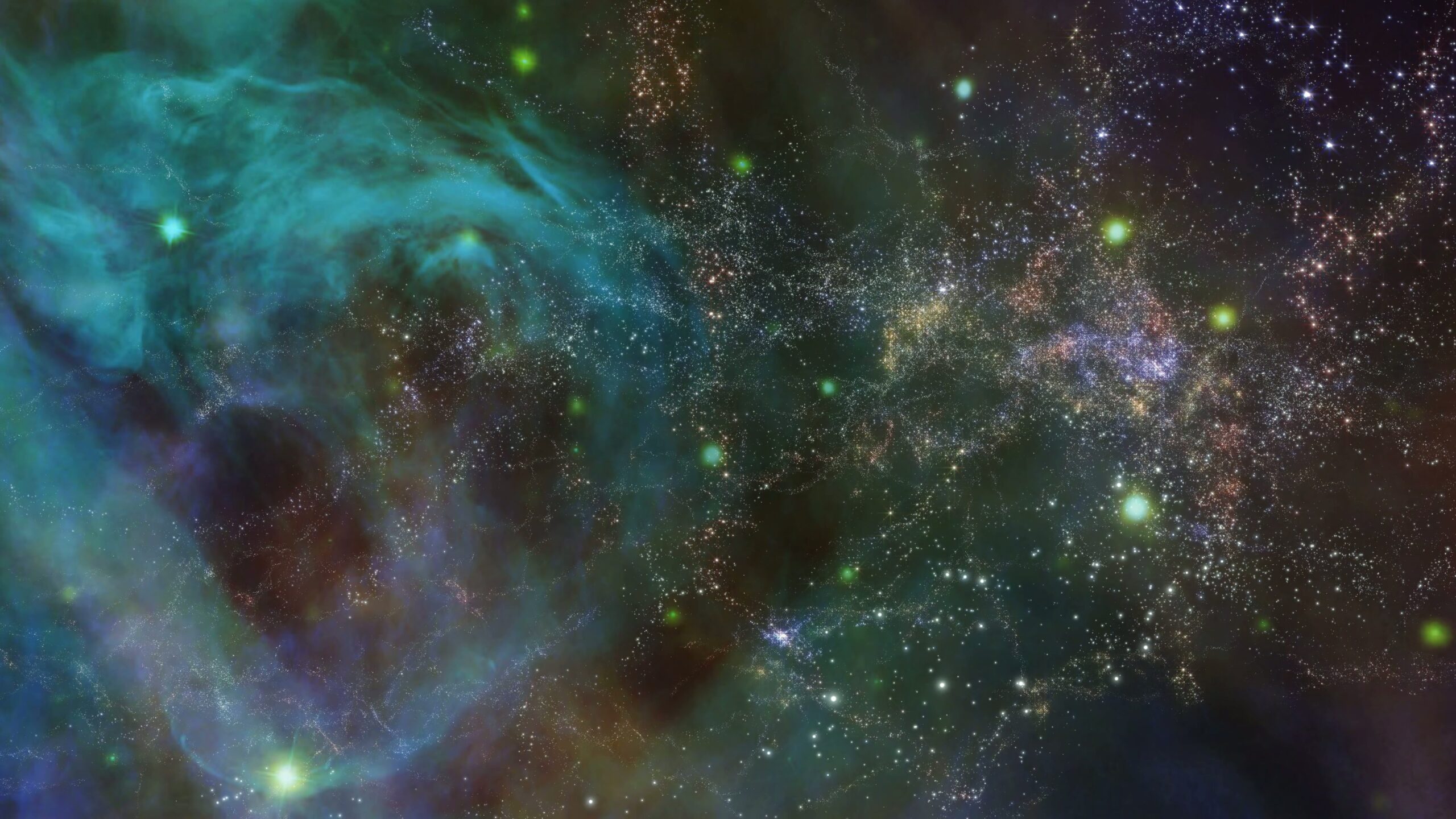 Cosmic Nebula and Stars Journey 4K Video Loop