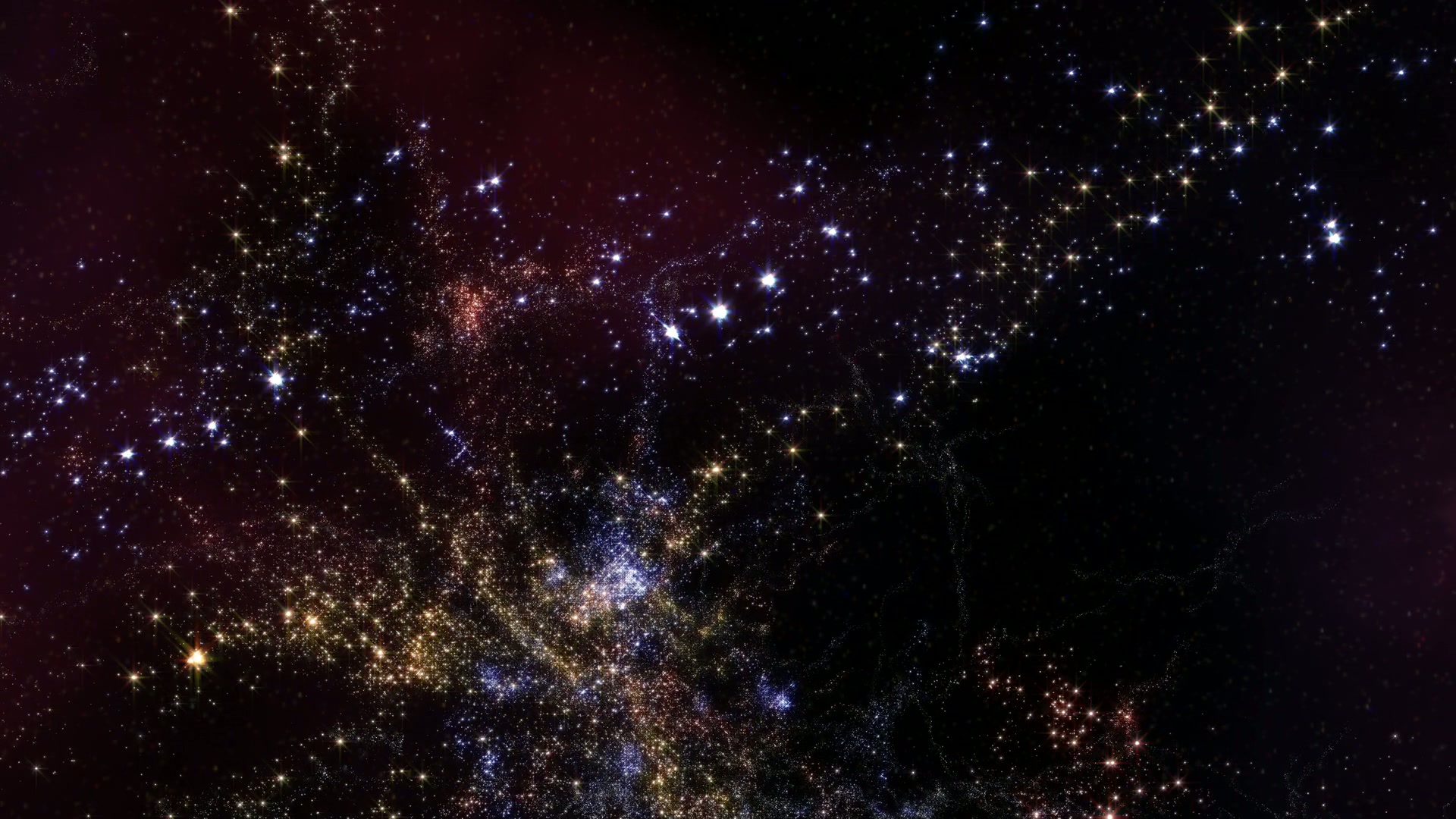 Celestial Dance of Cosmic Stars Loop