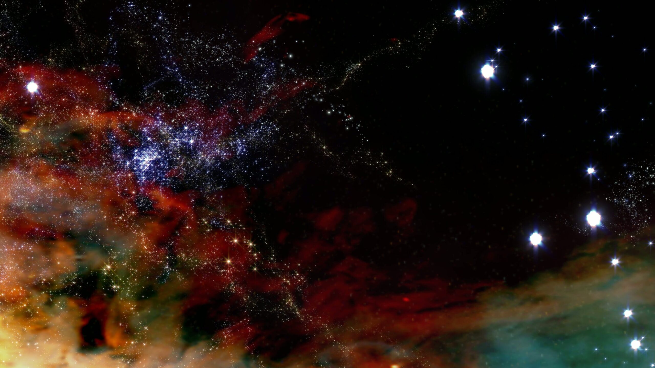 Galactic Wonders in Cosmic Space 4K Loop