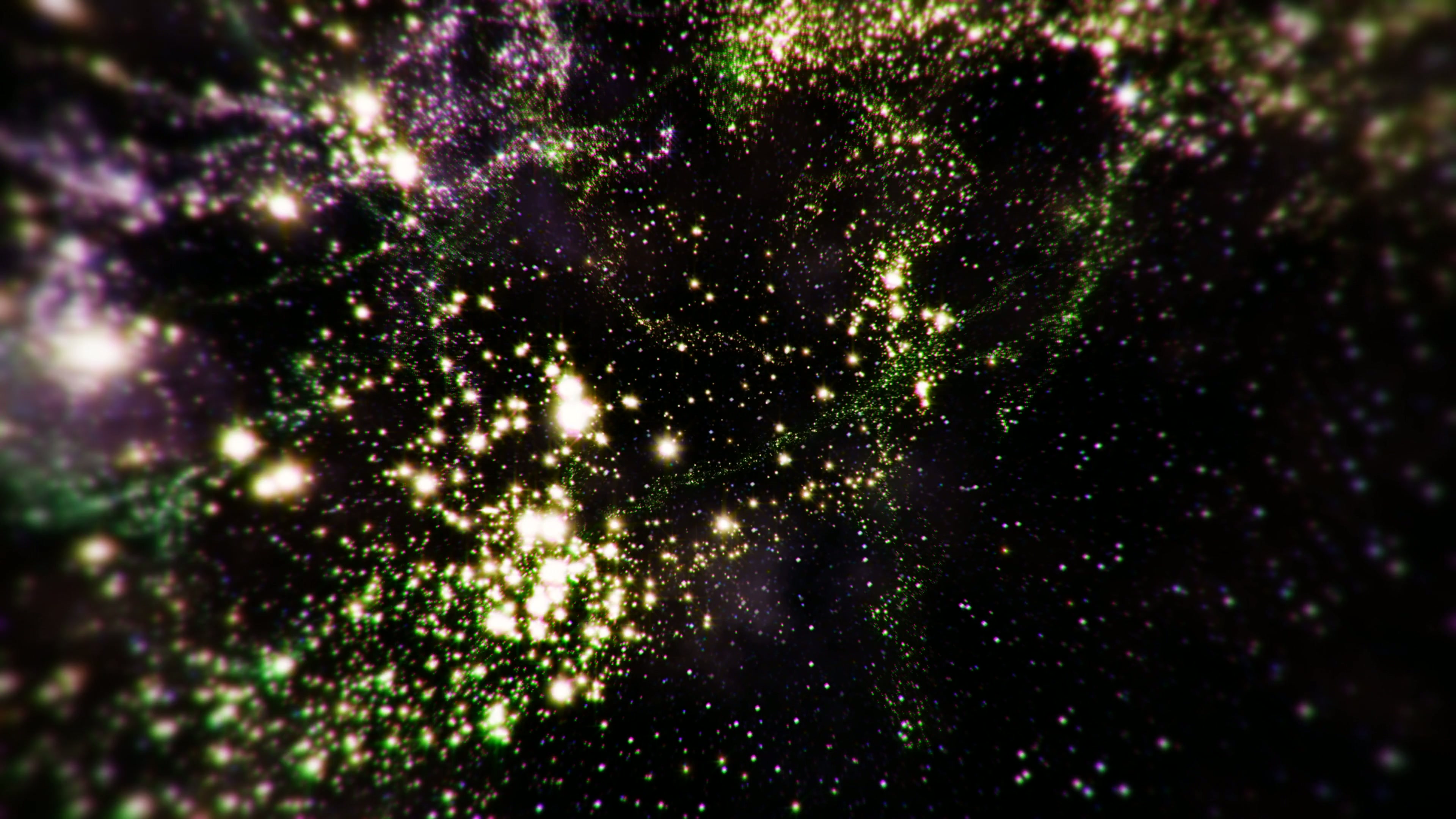 Cosmic Journey Through Glittering Stars 4K Video