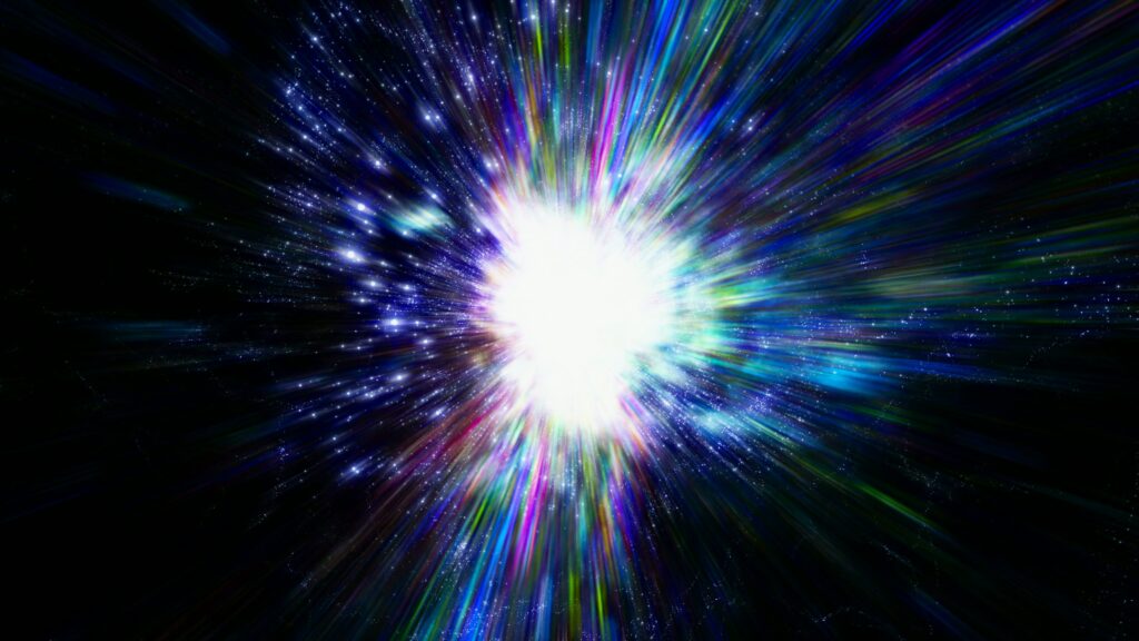 Colorful Cosmic Expansion in Space 4K Loop