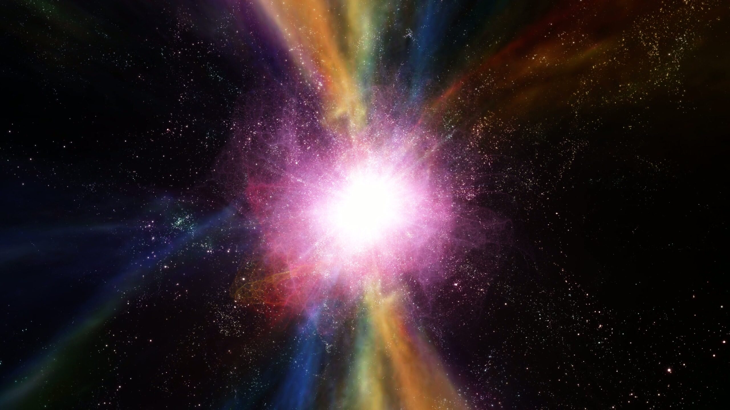 Cosmic Explosion Illuminates the Universe 4K Loop