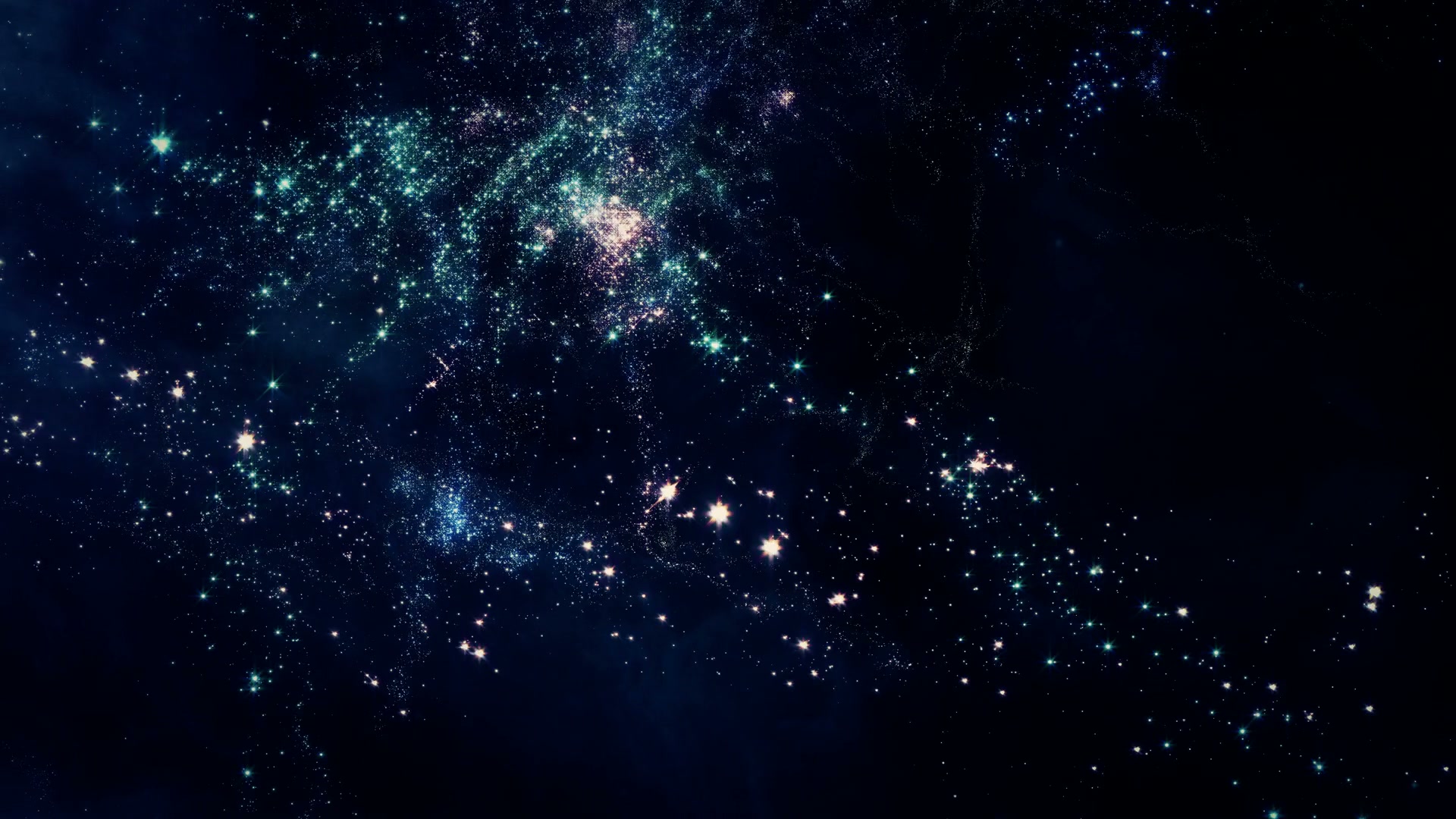 Galactic Starry Space Journey Video Loop