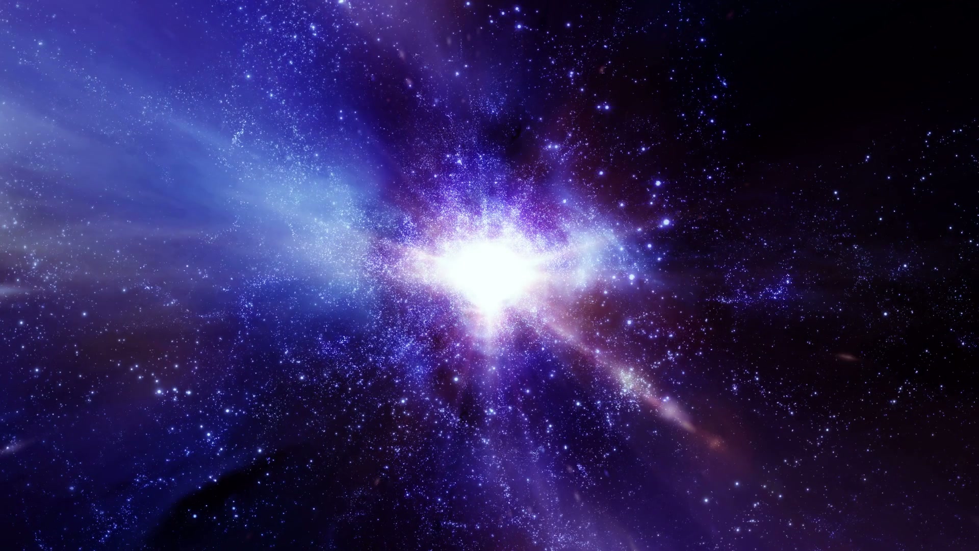 Cosmic Light Bursts Through Galaxy Loop