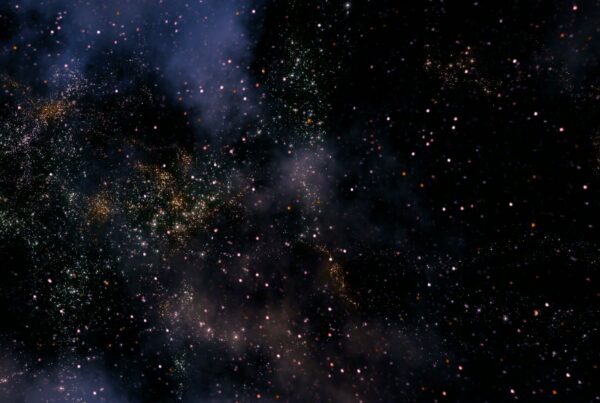 A star-filled journey in outer space featuring a multitude of bright stars and faint nebula-like clouds, showcasing the vast beauty and mystery of the universe.