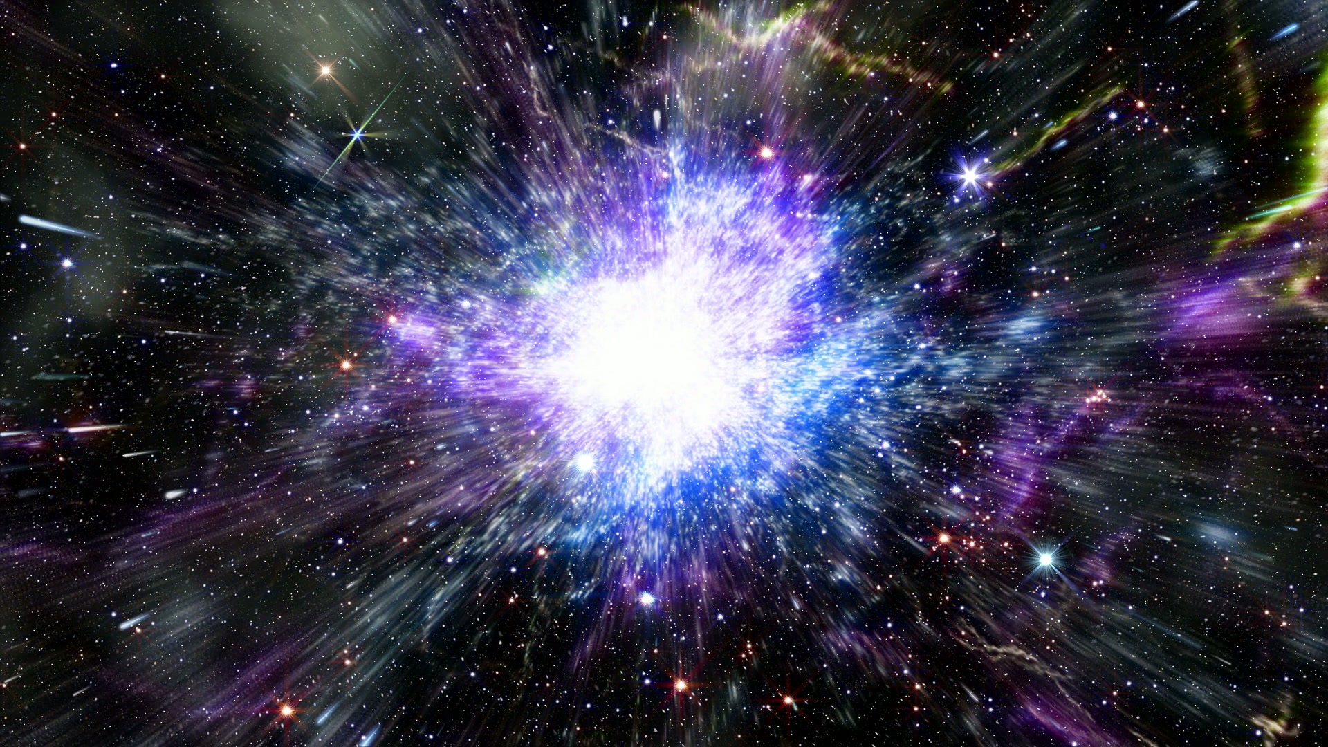 Cosmic Explosion in Distant Galaxy Video Loop