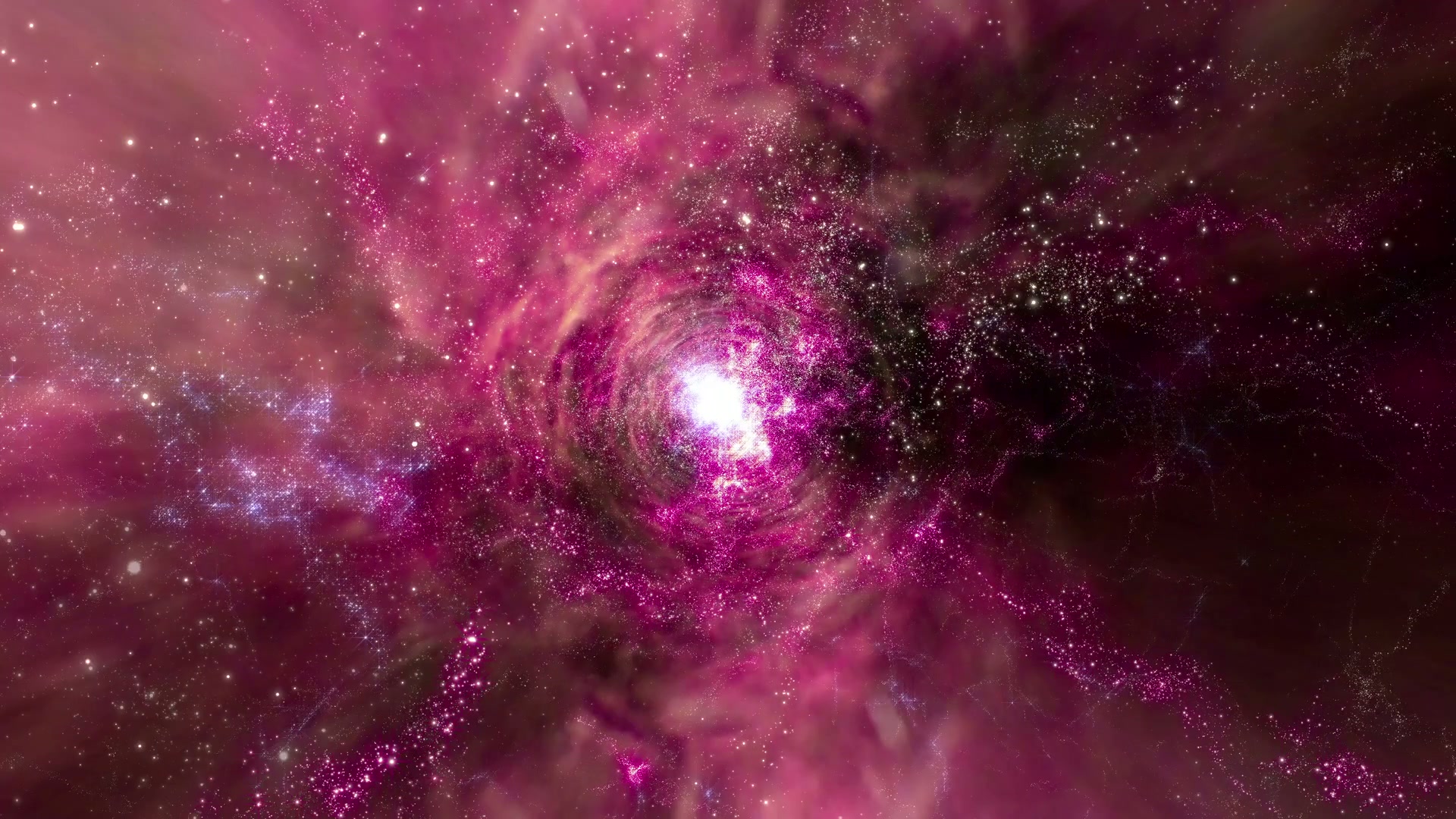 Vibrant Cosmic Nebula Journey Loop