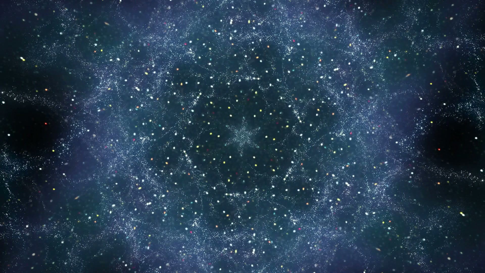 Multidimensional Galaxy Star Patterns HD Loop