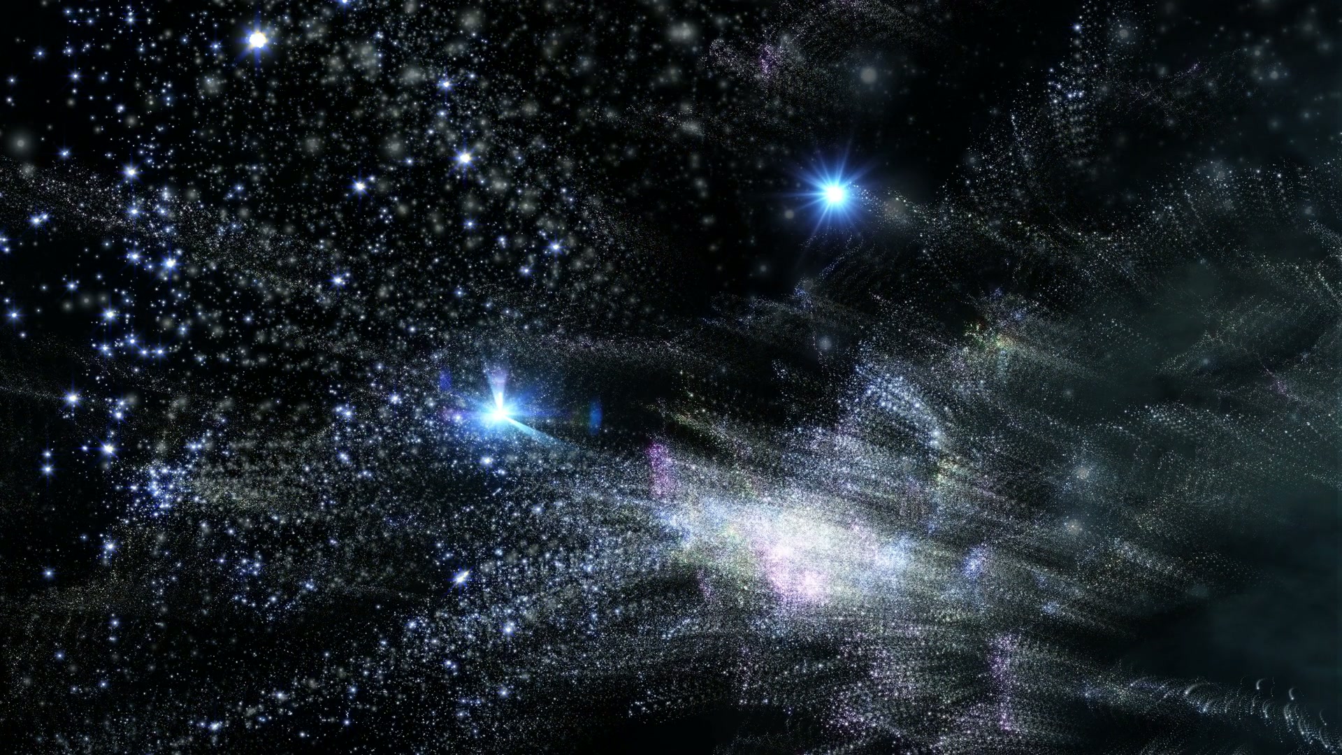 Stellar Symphony in Cosmic Expanse Video Loop