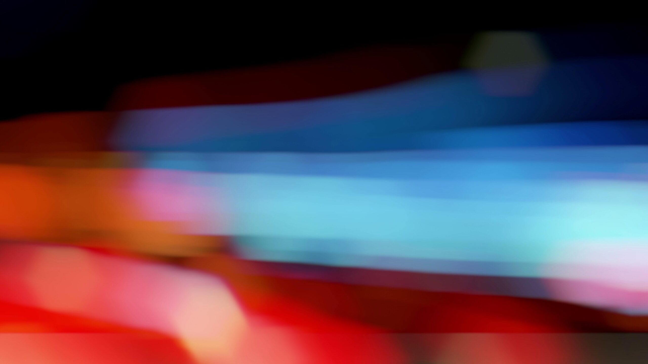 Neon Lights Rush Through Night 4K Loop