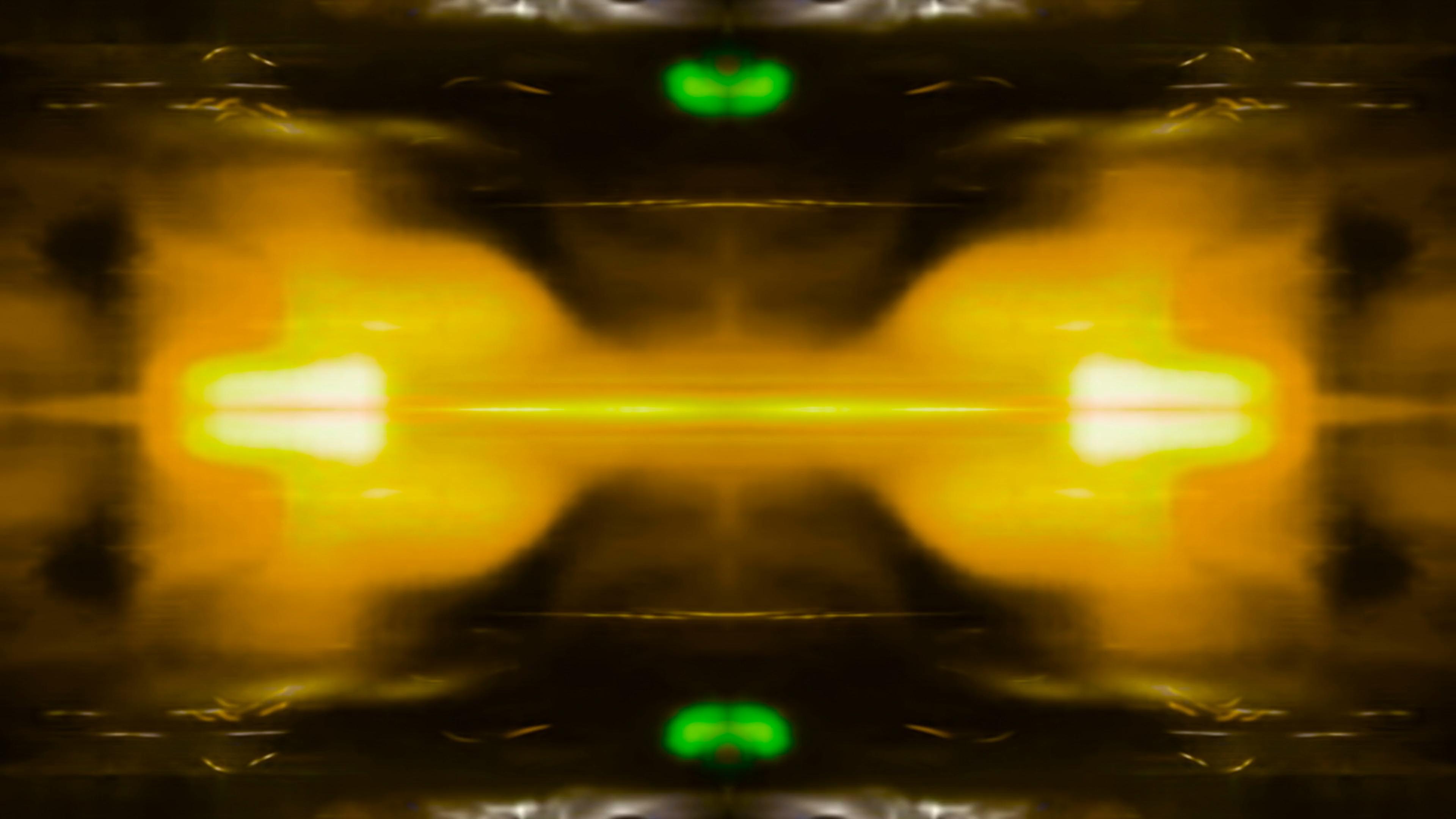 Abstract Yellow Light Patterns 4K Loop