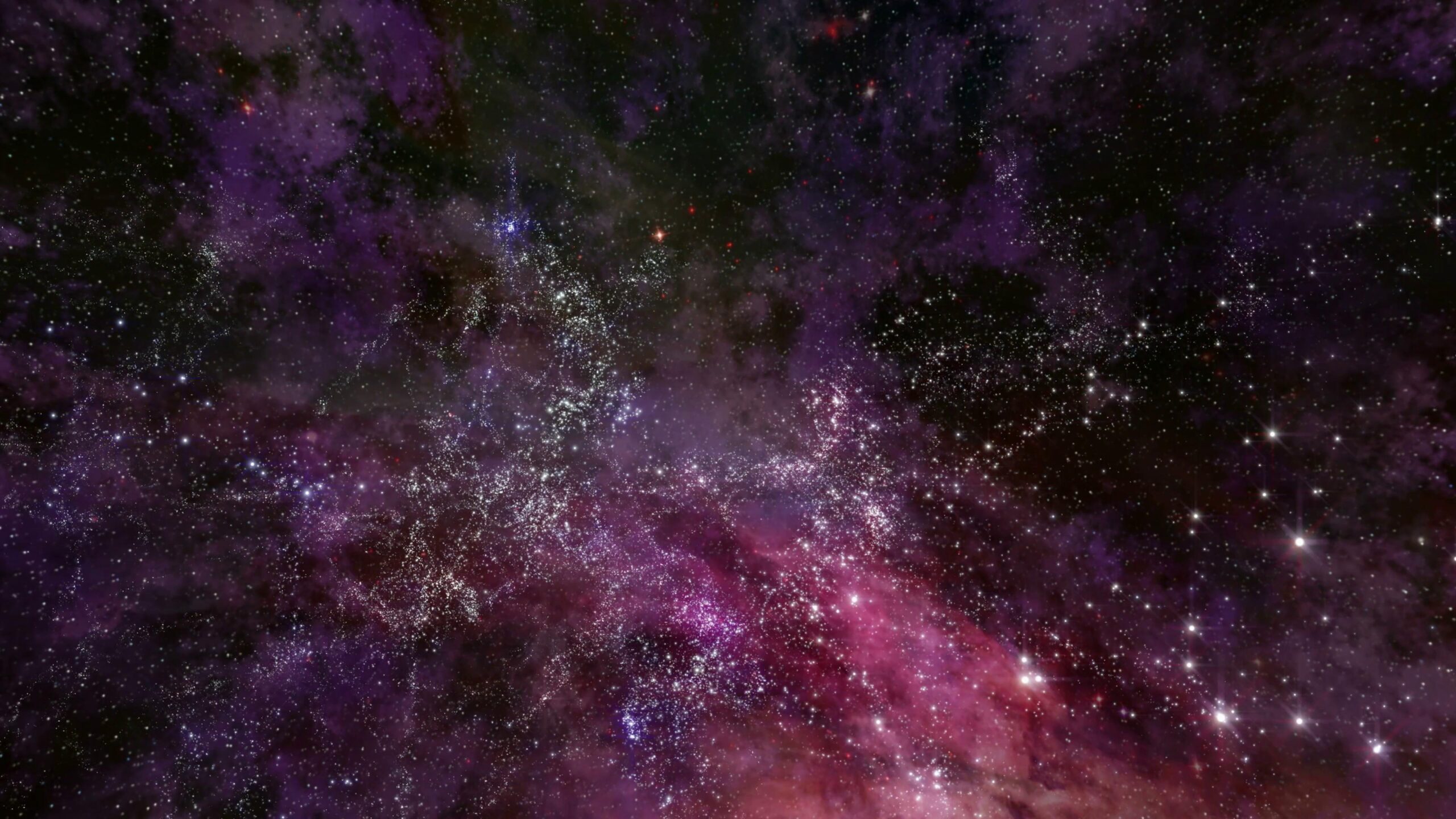 Cosmic Nebulae Twinkle Eternally 4K Loop