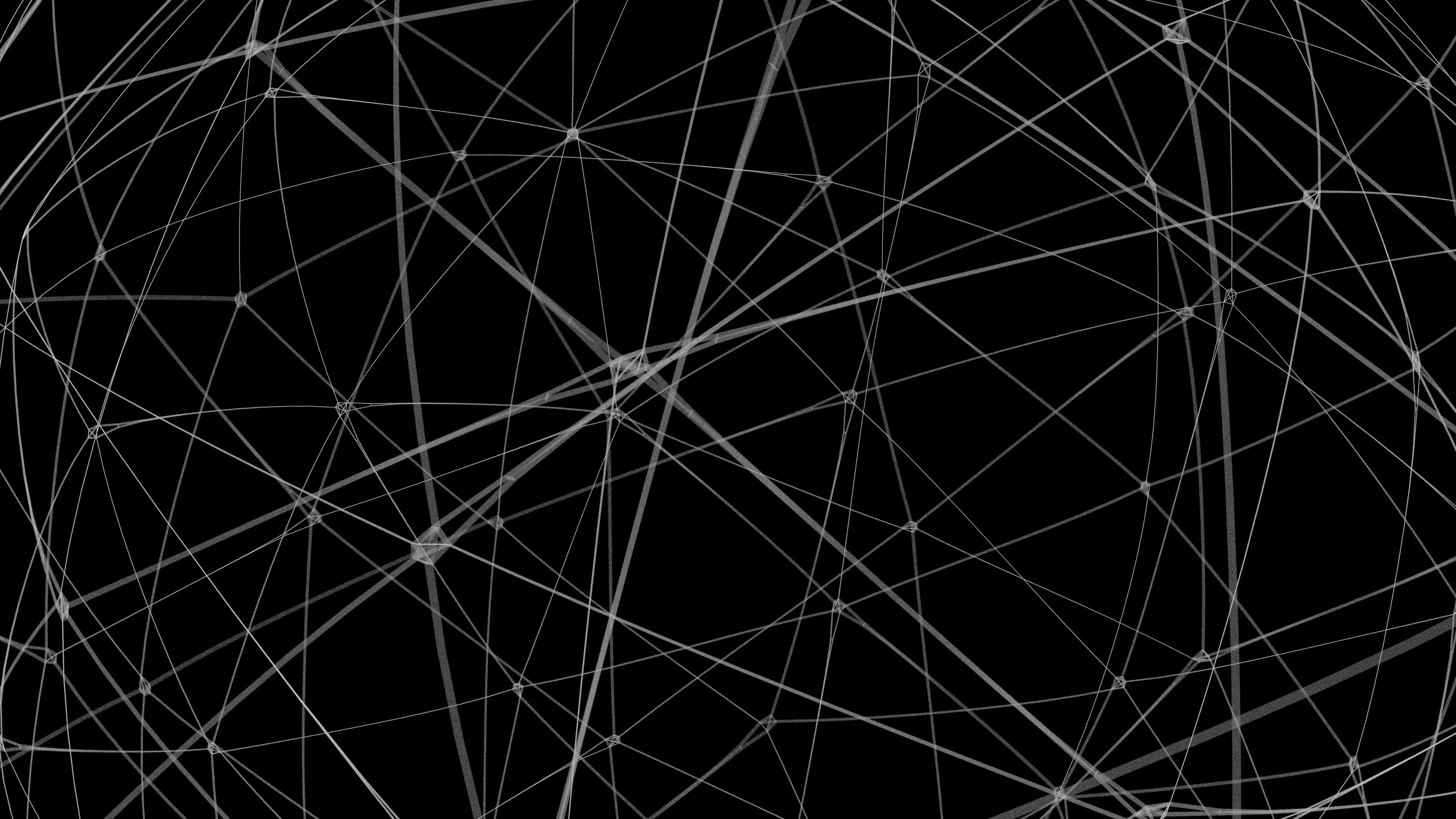 Abstract Geometric Network 4K Video Loop