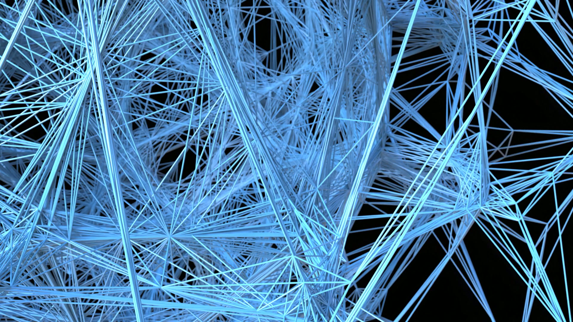 Intricate Blue Line Network