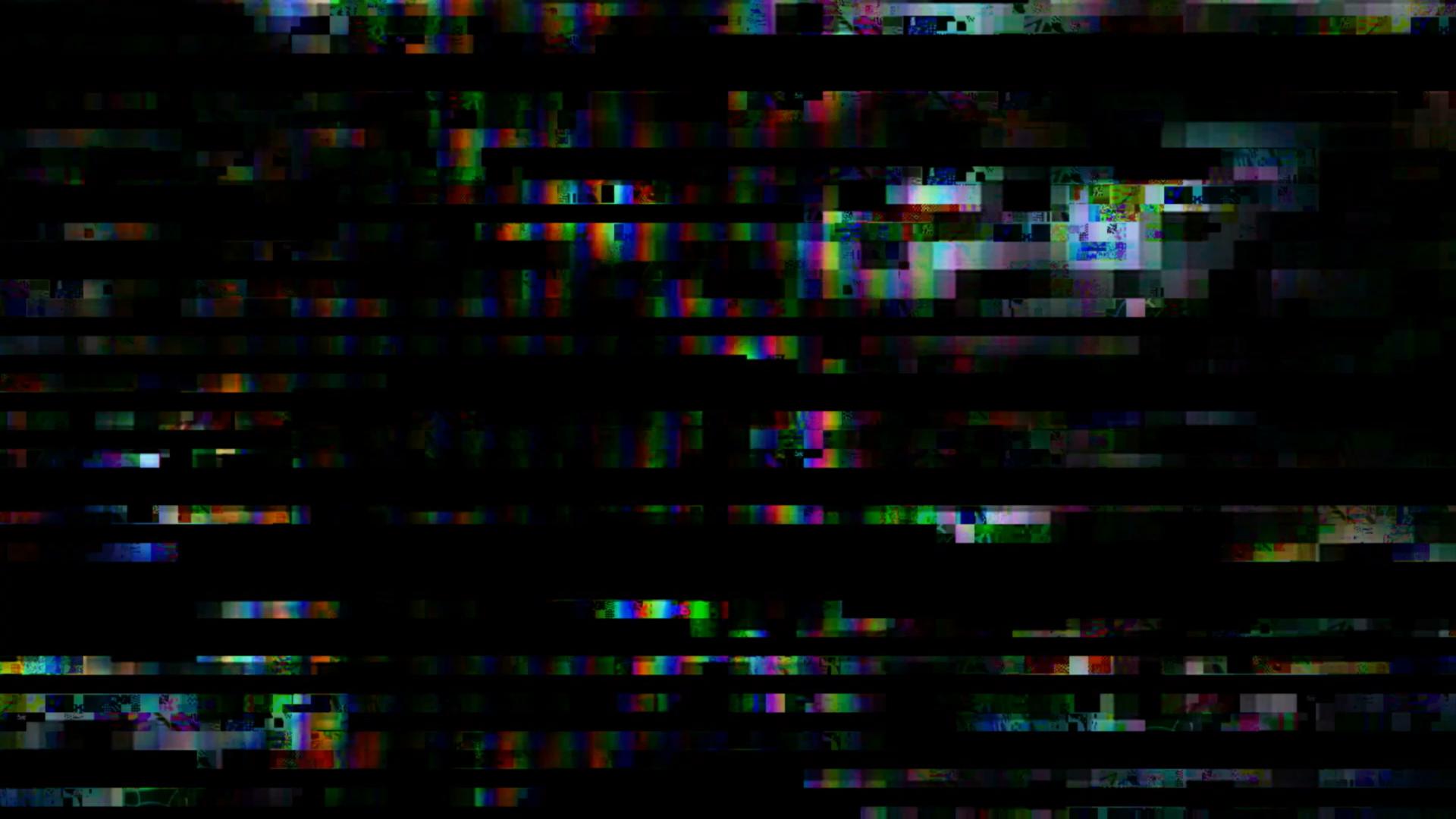 Glitch Art Digital Dreamscape HD Loop