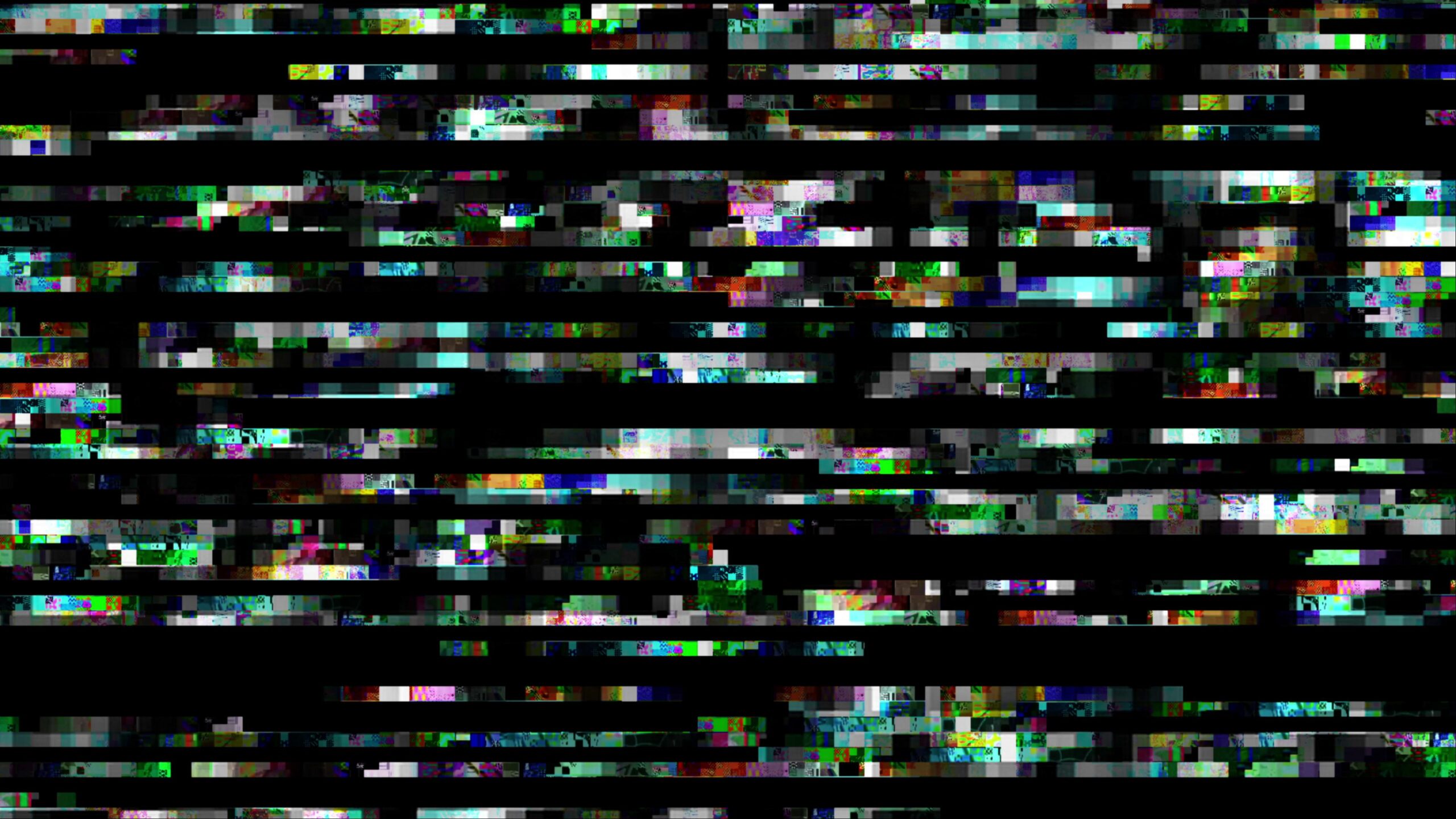Glitch Art Digital Chaos 4K Loop