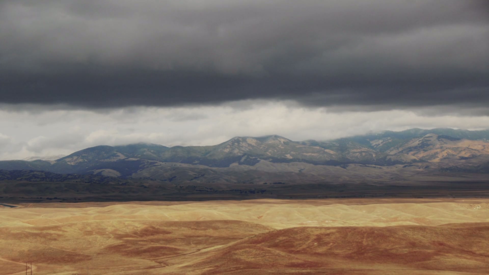 Dramatic Time-Lapse Skies over Golden Hills