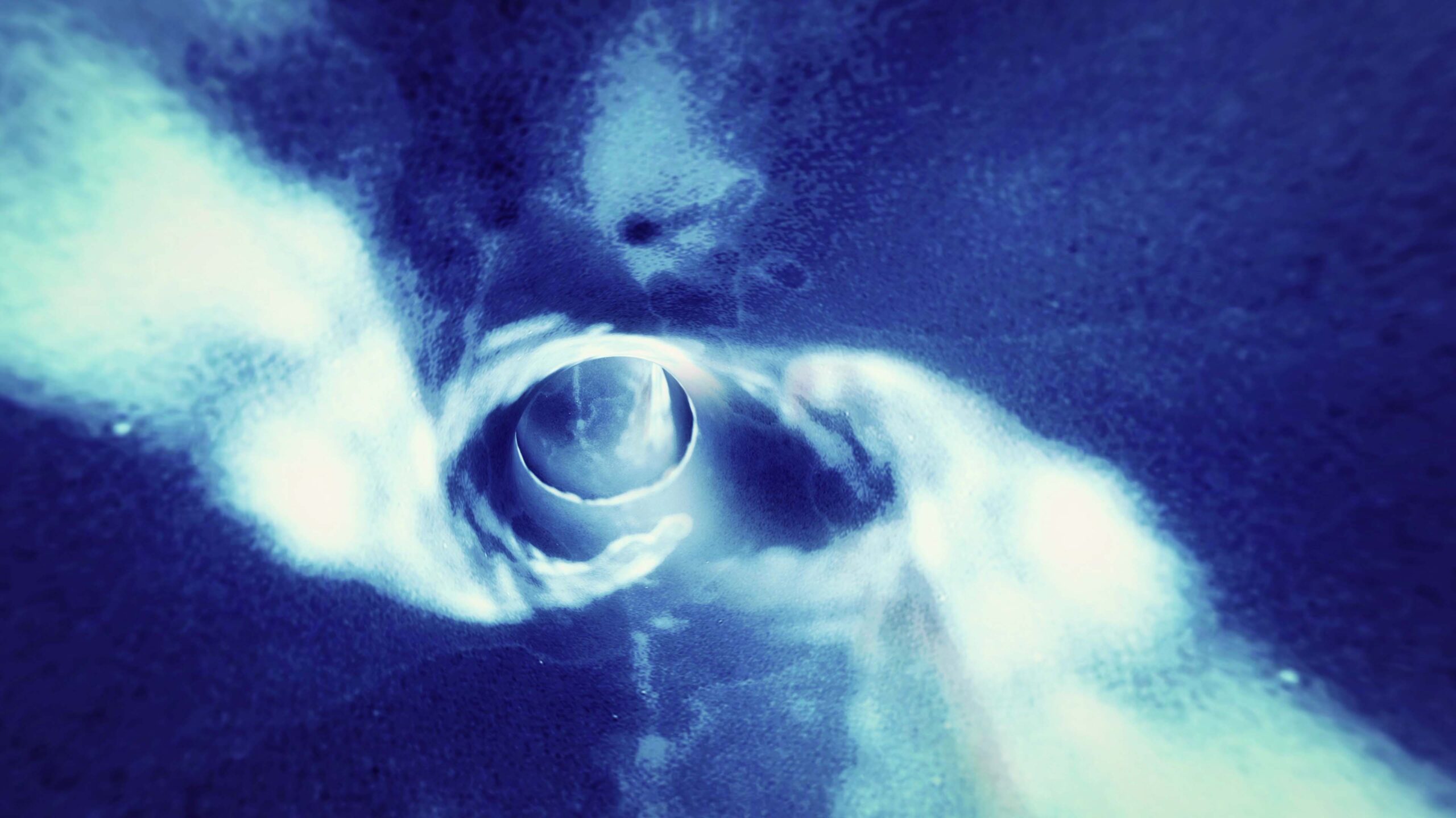 Flickering Blue Vortex Tunnel Loop