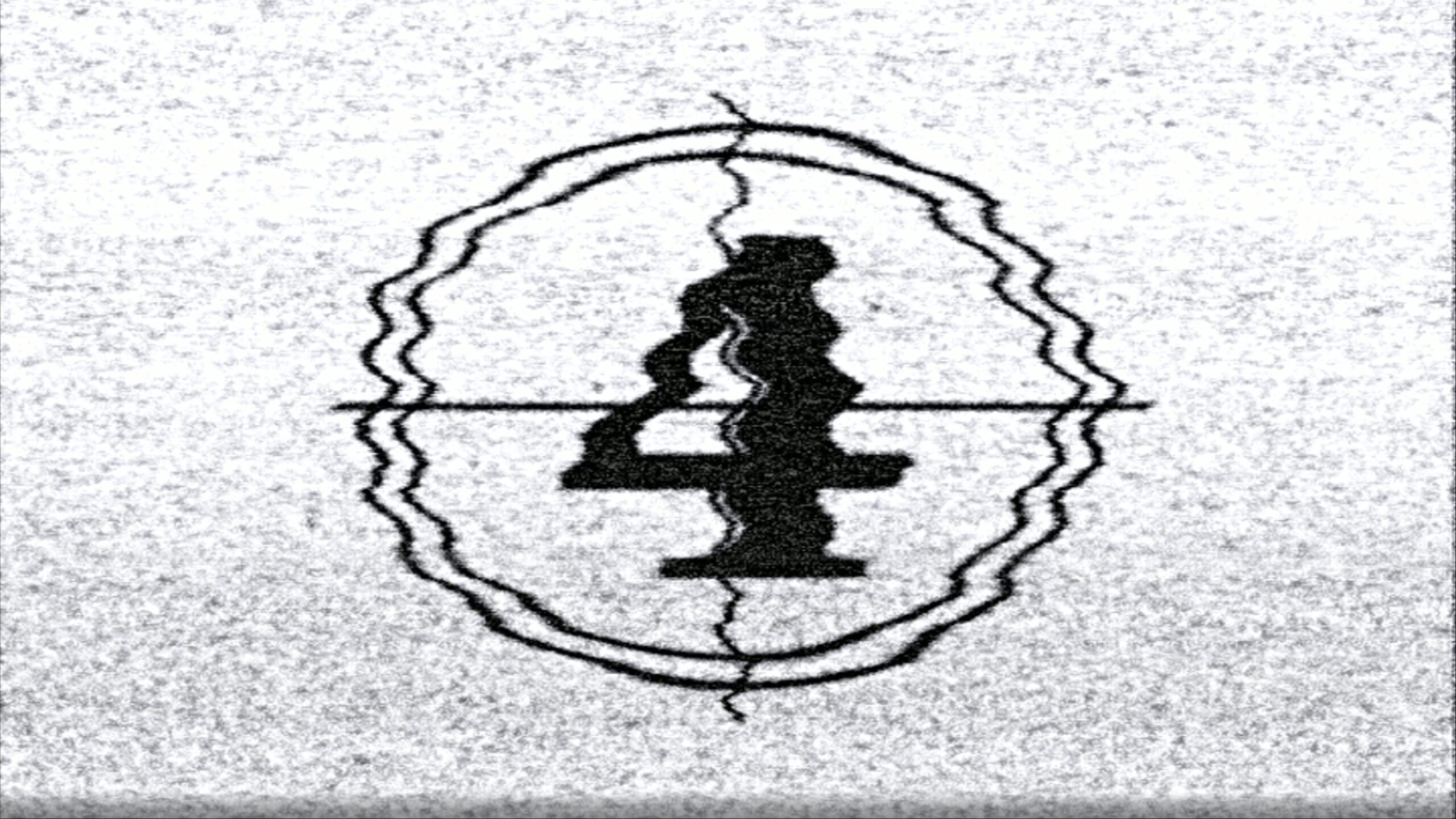 4K Static with Distorted Countdown