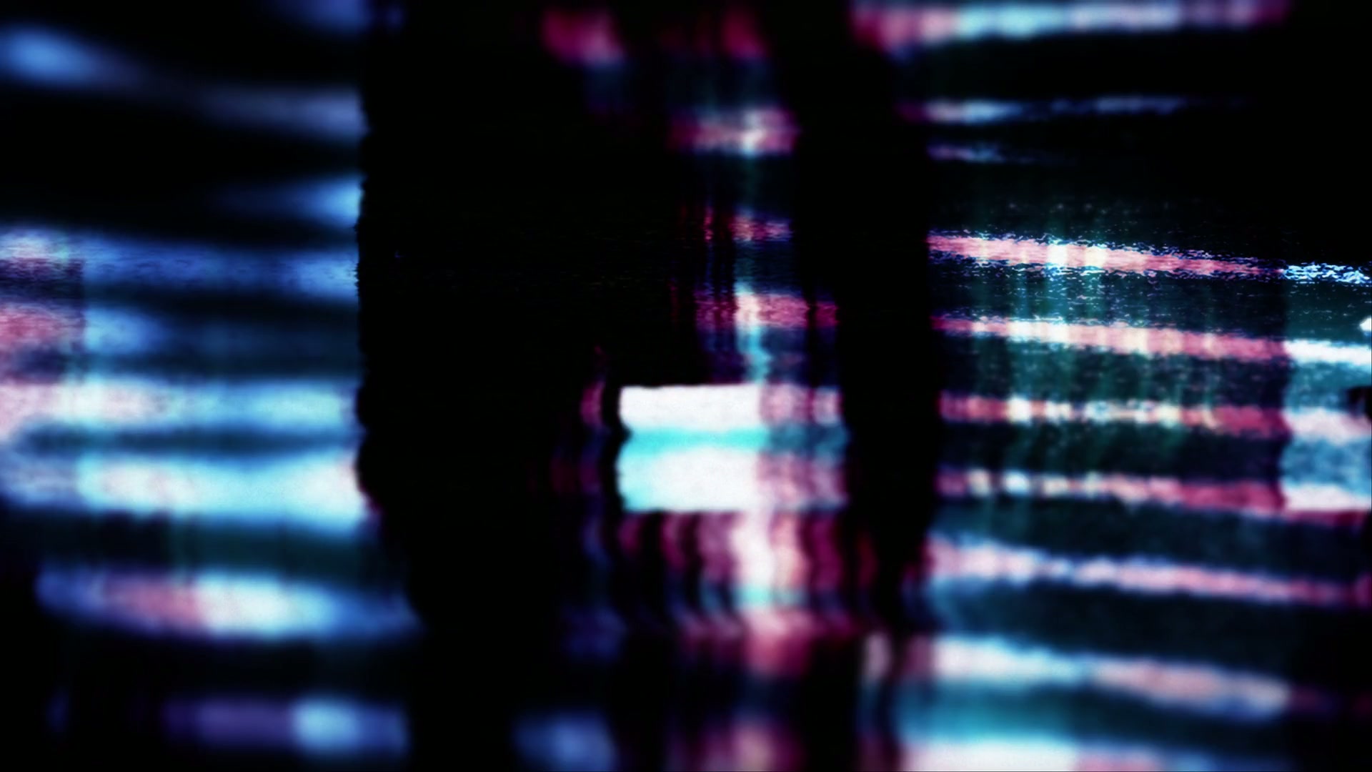 Vibrant Abstract Digital Glitch Video Loop