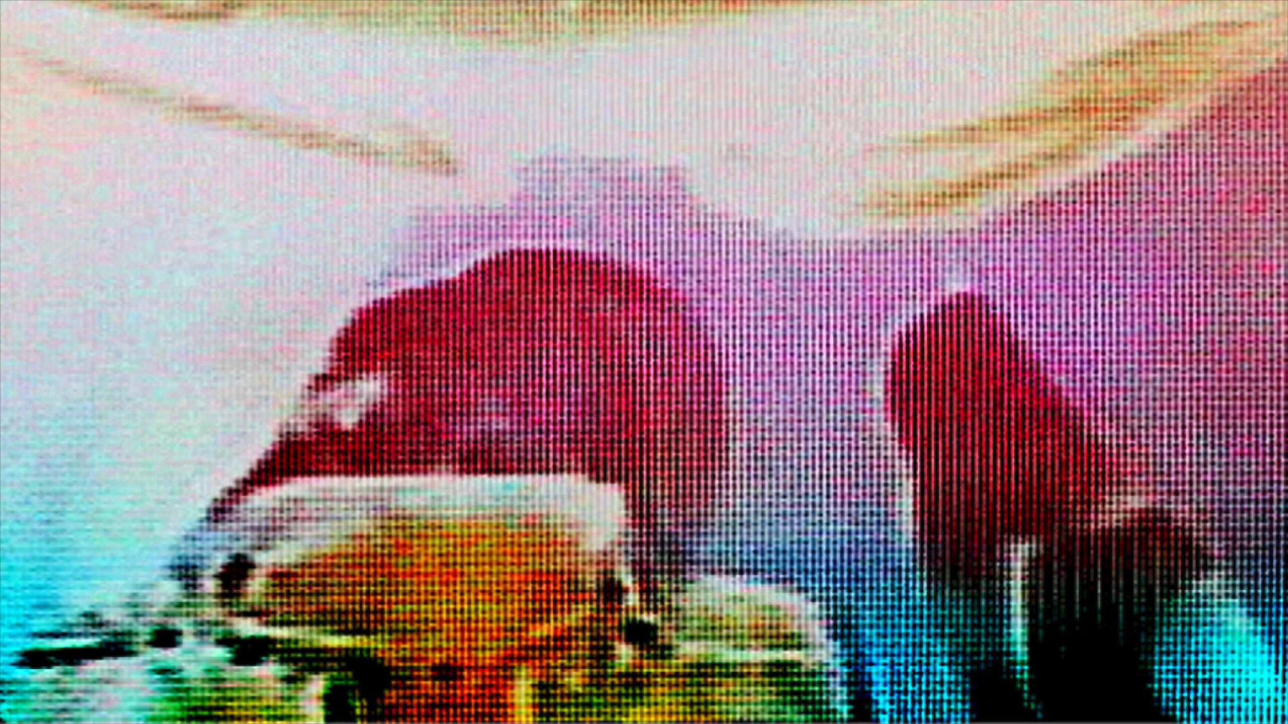Digitized Abstract Visuals 4K Video Loop