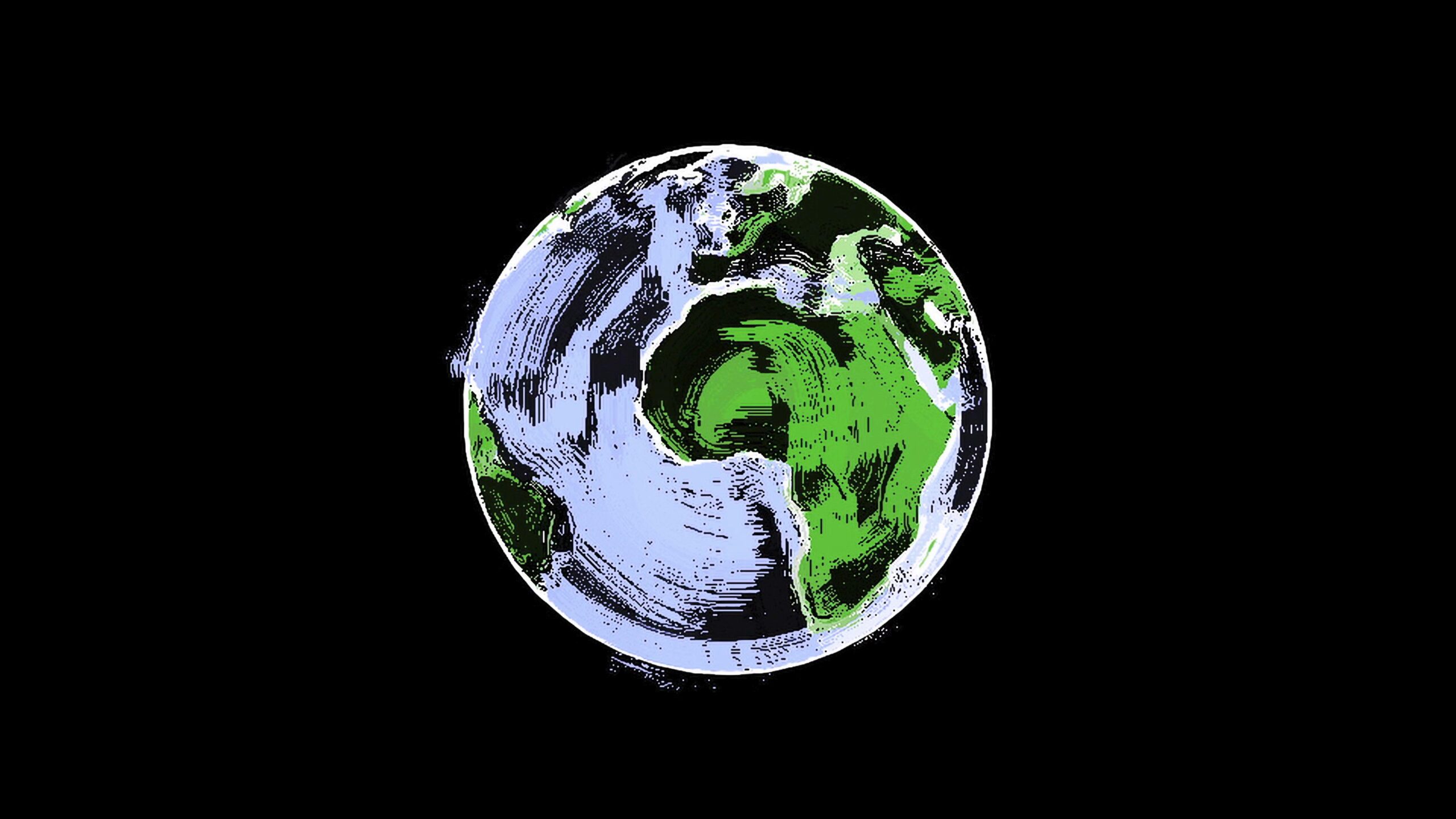 Scribble World Abstract Earth 4K Video Loop