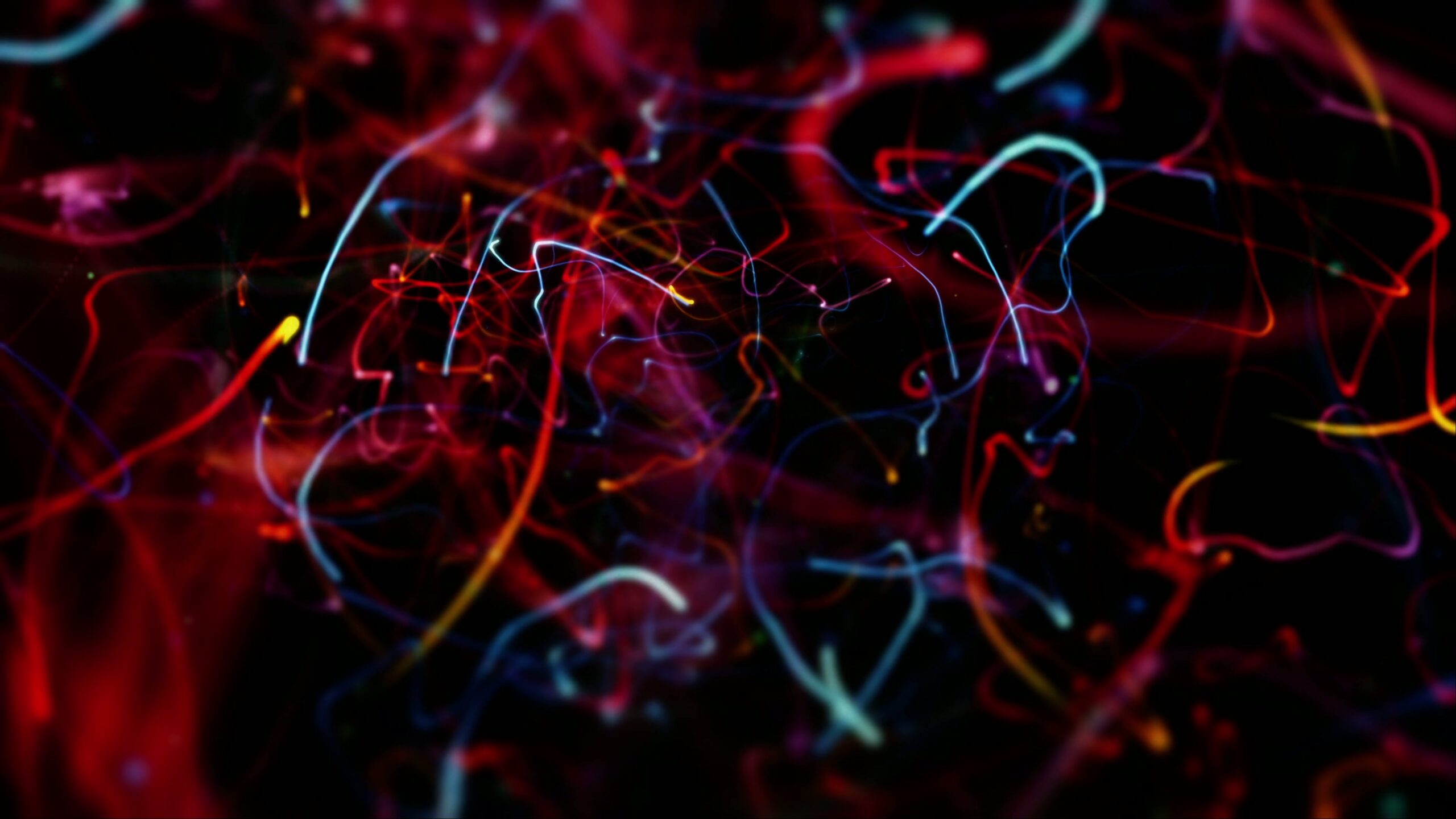Colorful Abstract Light Trails 4K Loop