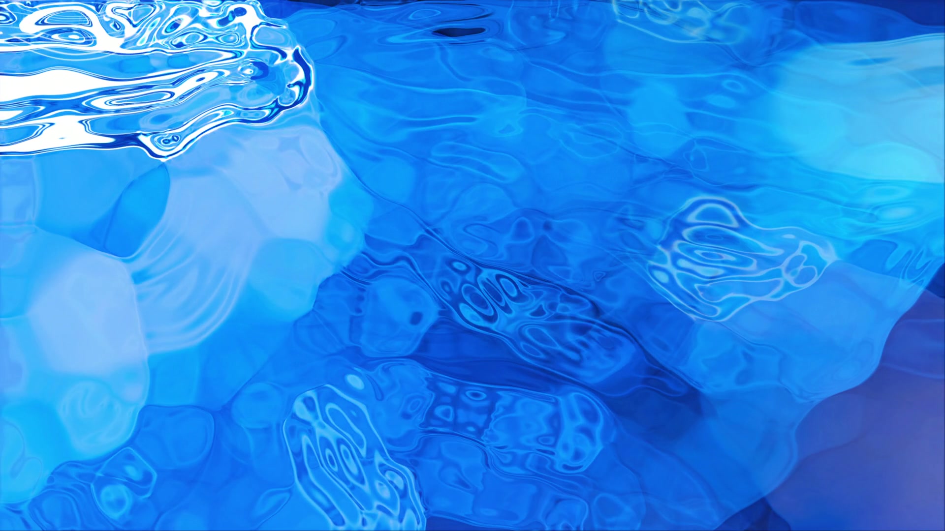 Abstract Ripples in Blue Water Video Loop
