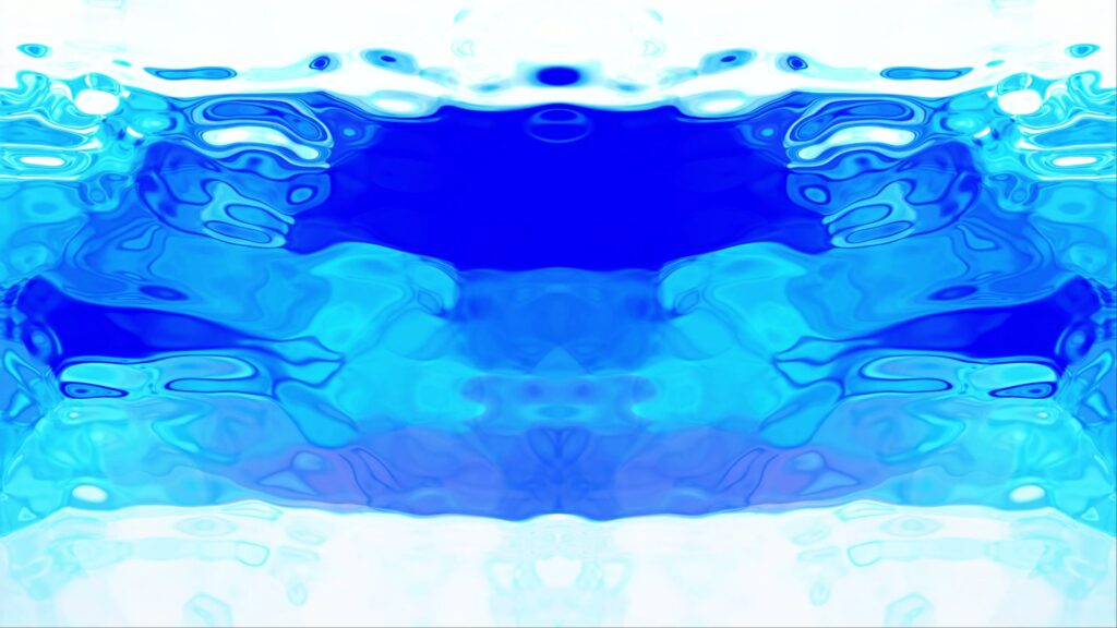 Abstract Oceanic Blue Symphony Loop