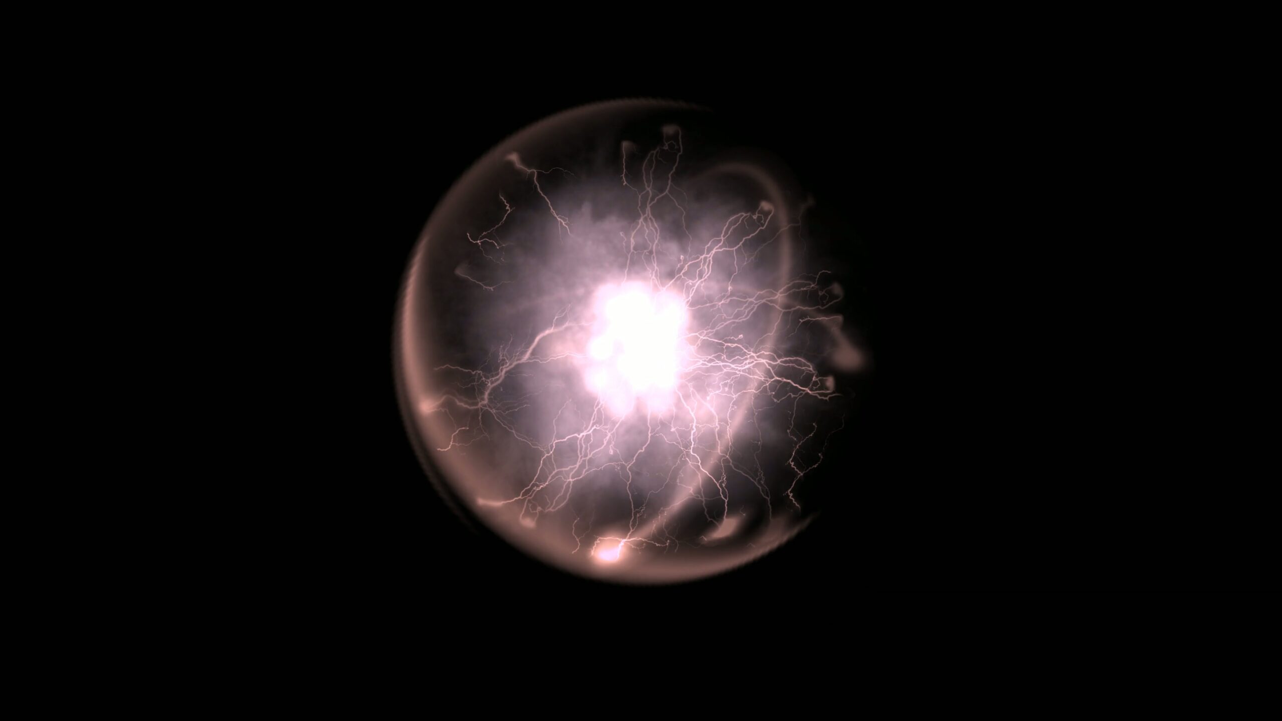 Atomic Energy Sphere 4K Video Loop
