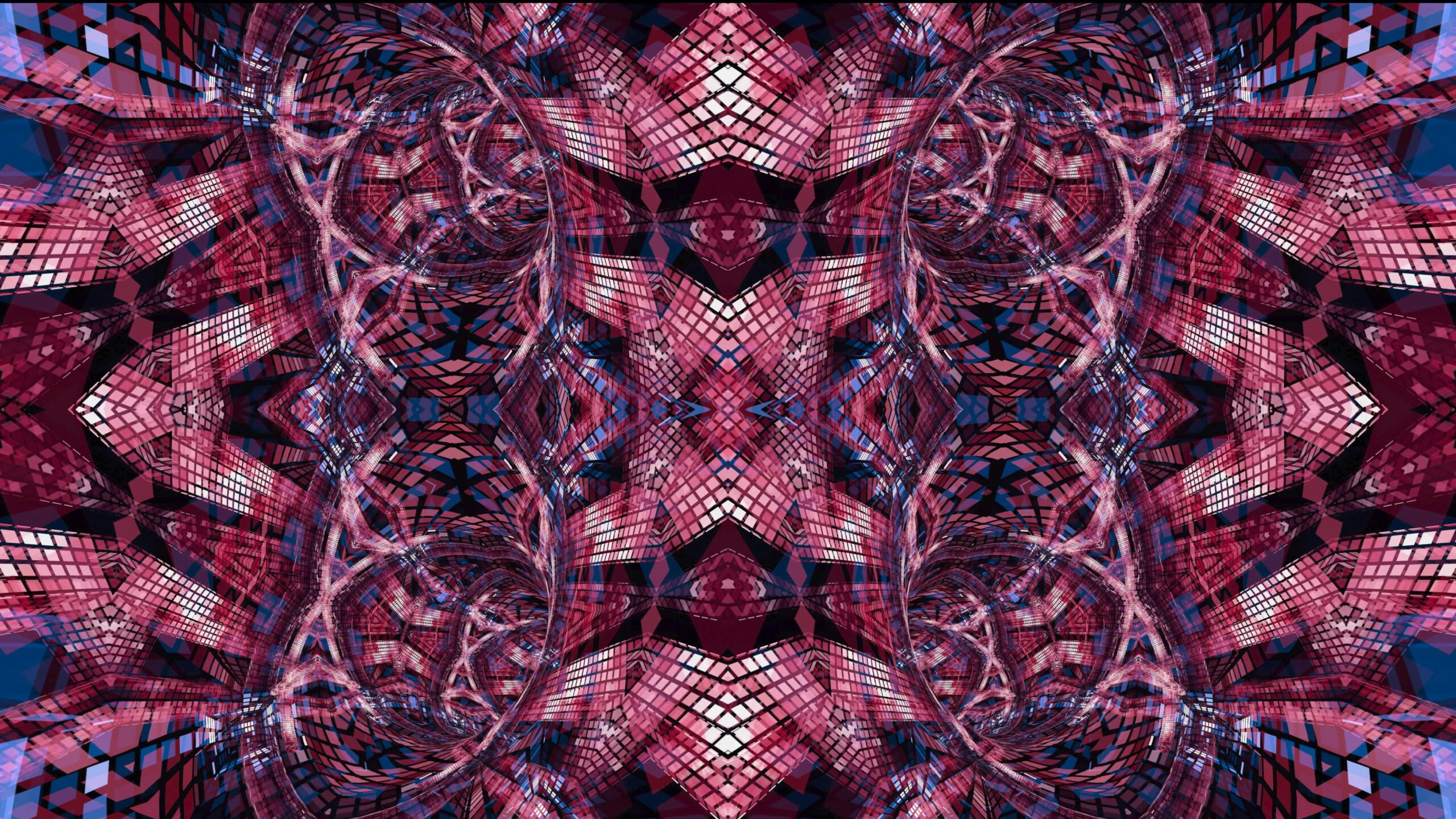 Abstract Geometric Kaleidoscope Design 4K Loop