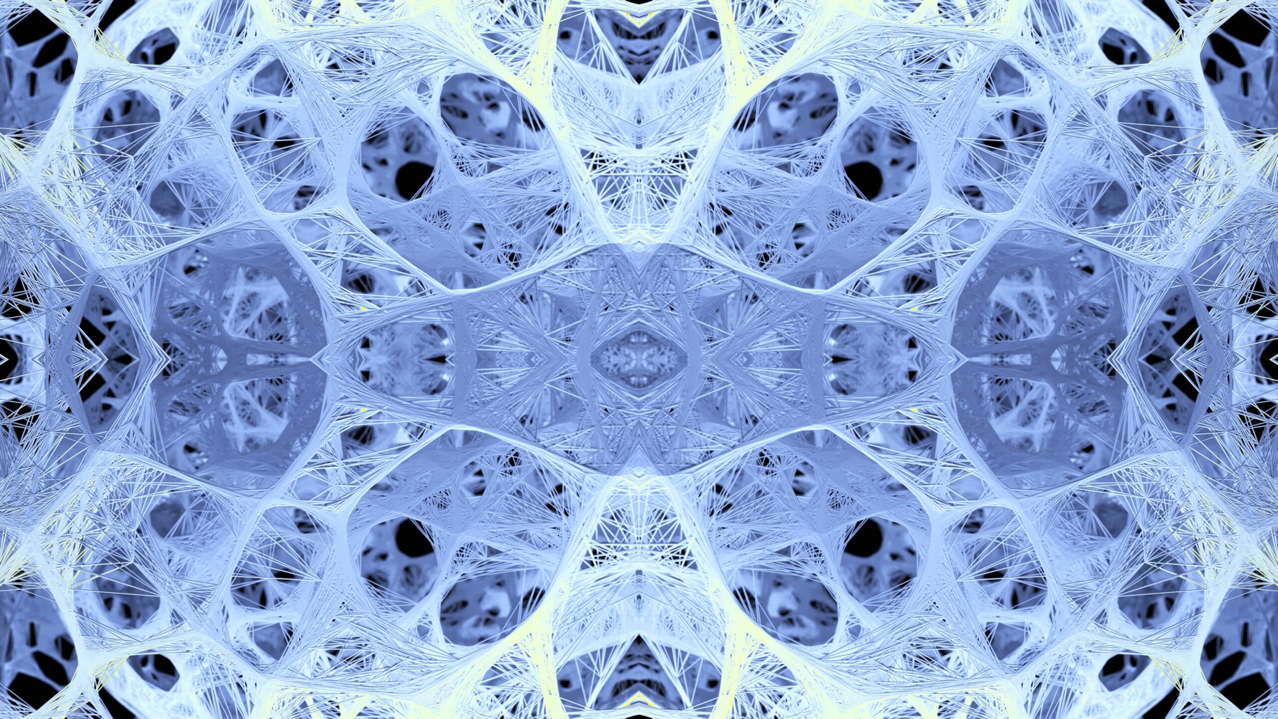 Intricate Symmetrical Network Design 4K Video