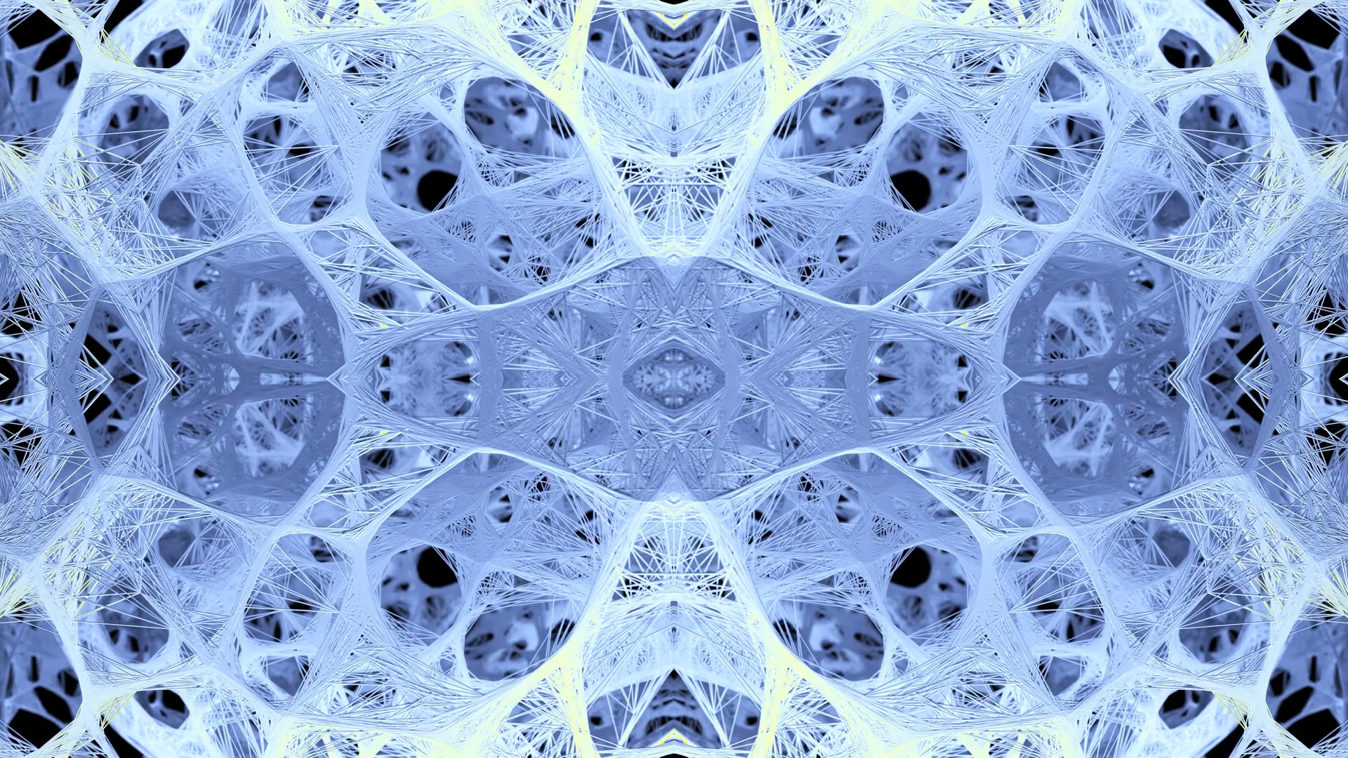 Intricate Abstract Neural Network 3D Animation