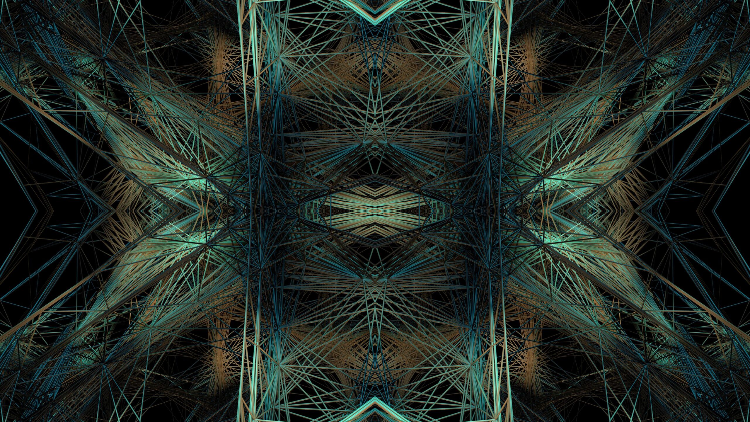 Fractal Kaleidoscope Symmetry 4K Video