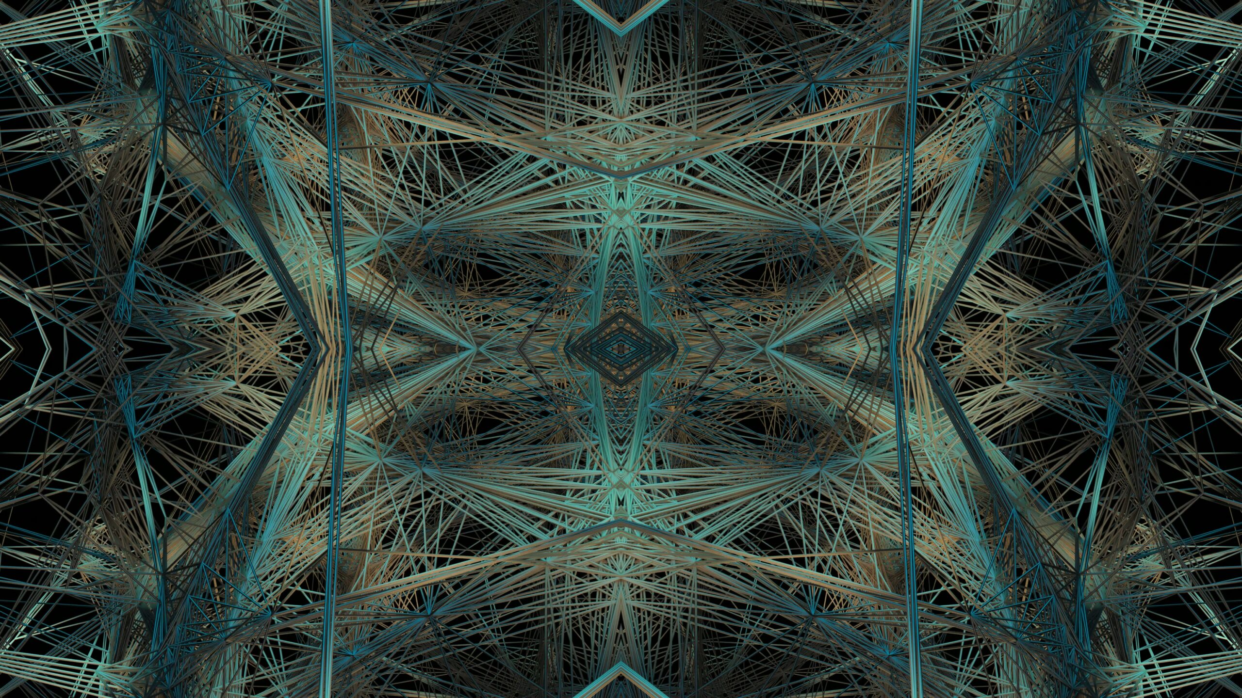 Interwoven Geometric Patterns 4K Video