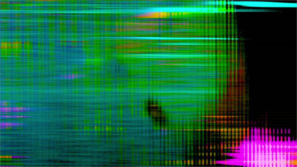 Abstract Digital Color Interplay Loop