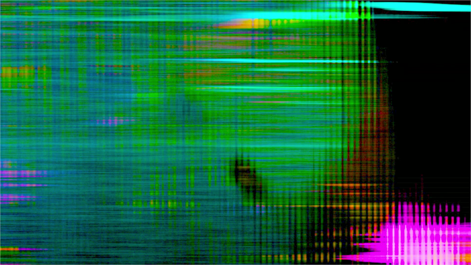 Abstract Digital Color Interplay Loop