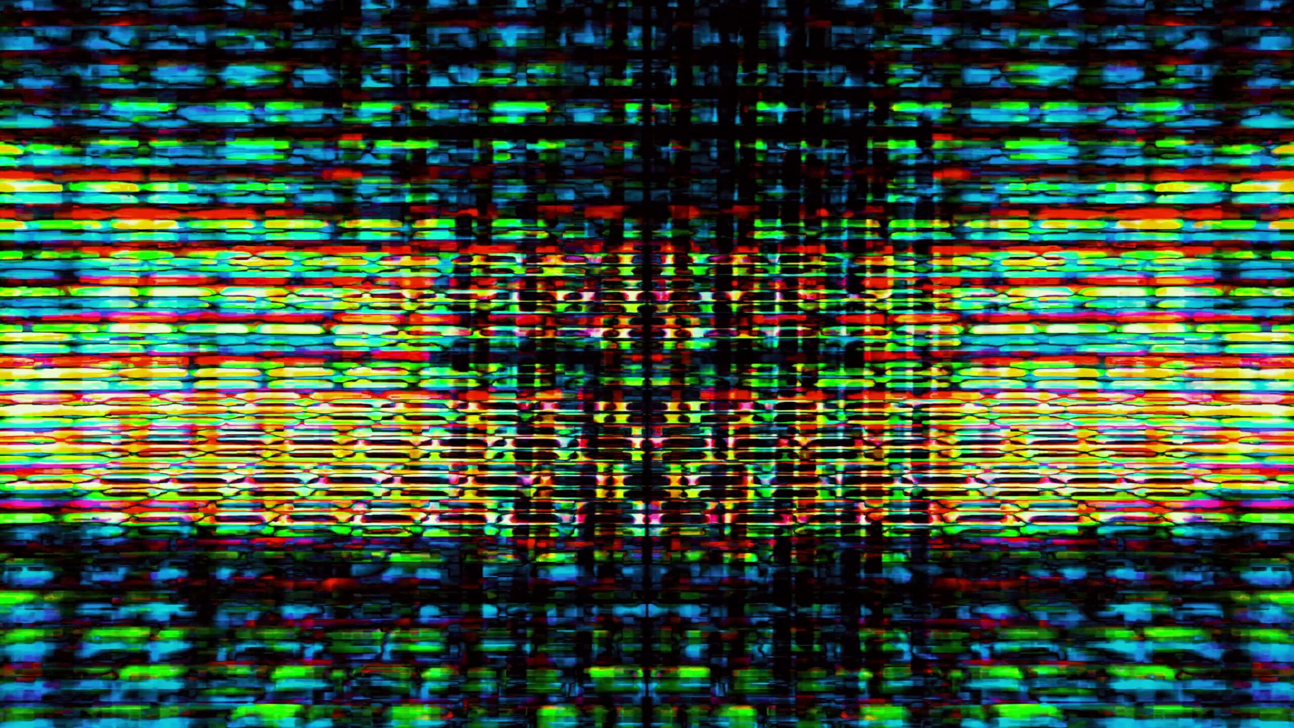 Vibrant Digital Kaleidoscope 4K Loop