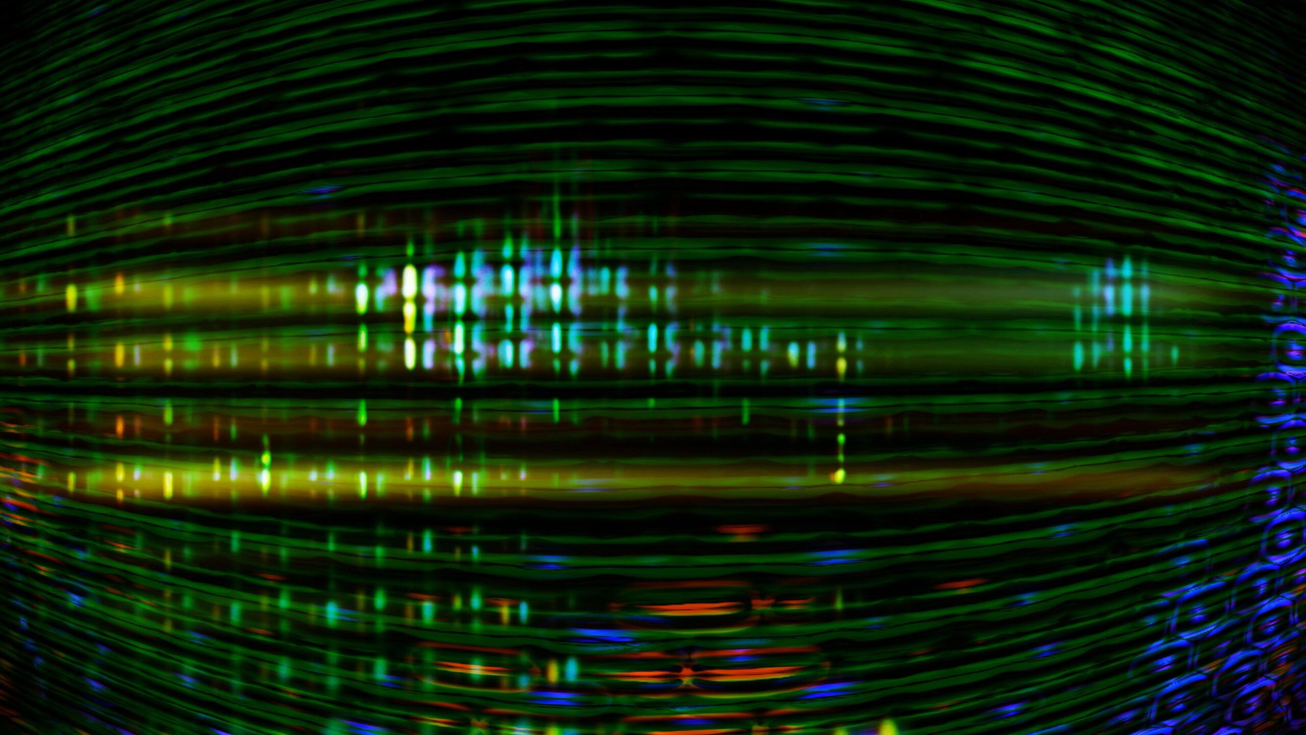 Digital Light Wave Dance 4K Video Loop