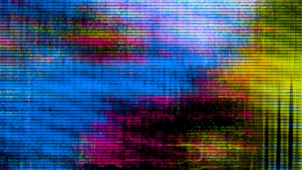 Free HD loop of abstract colorful digital art video background.